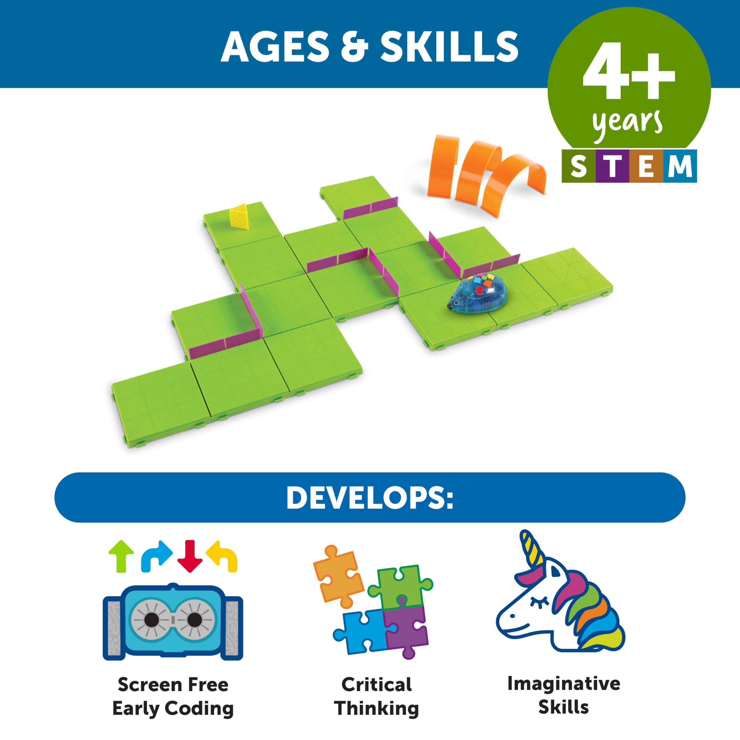 Foto 6 pulgar | Conjunto De Actividades Y Recursos De Aprendizaje Code & Go Robot Mouse Kids - Venta Internacional.