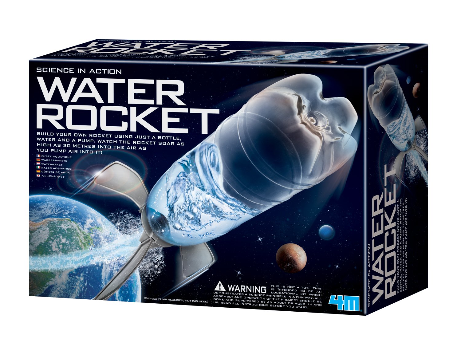 Foto 2 pulgar | Water Rocket Kit, Juguetes Científicos Y Espaciales De 4 M Para Niños Mayores De 8 Años - Venta Internacional.