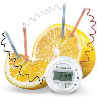 Foto 4 | Kit De Experimentos Científicos Kidzlabs, Reloj Alimentado Con Limón De 4 M - Venta Internacional.