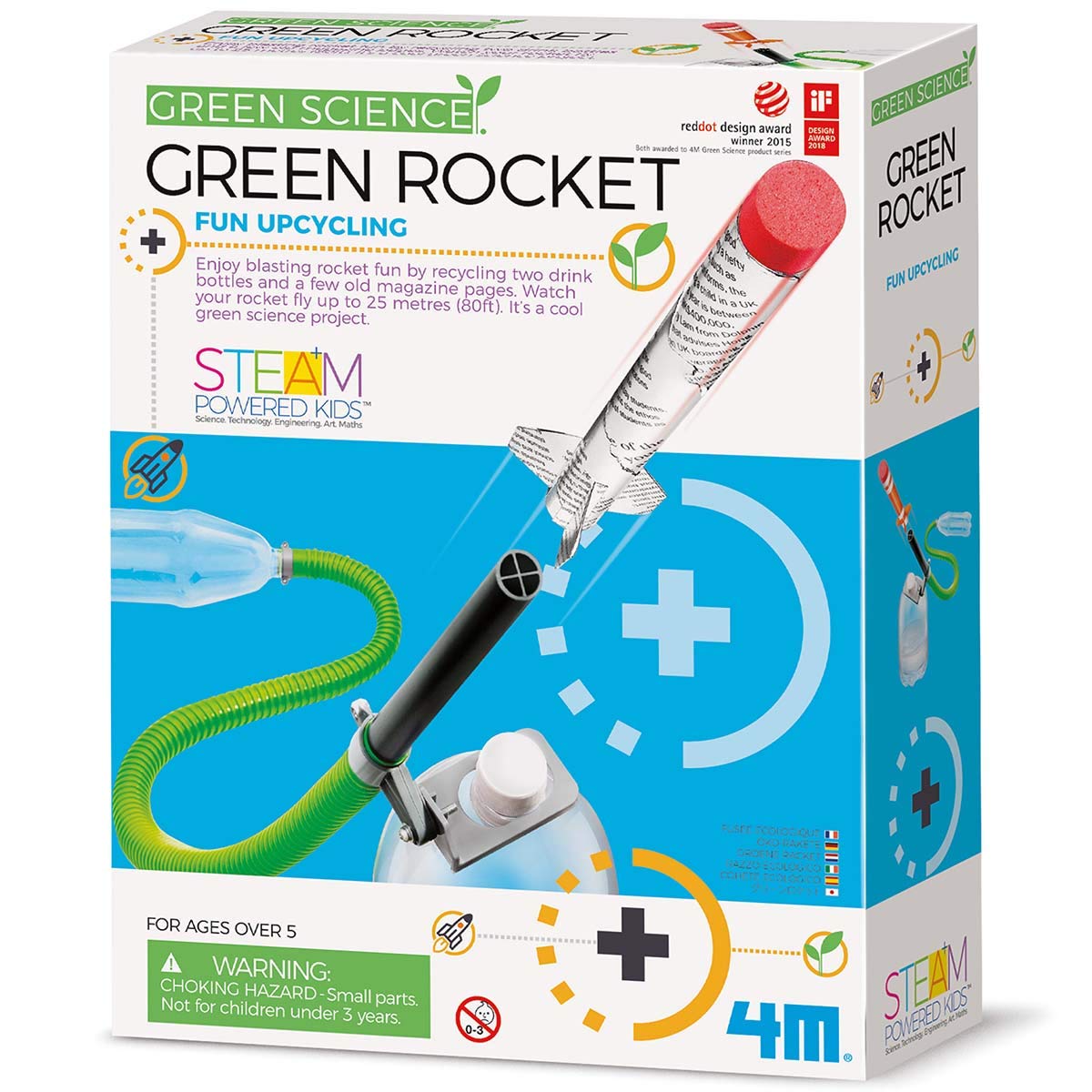 Foto 2 pulgar | Rocket Kit 4m Green Science Diy, Experimento De Física, Regalo Para Mayores De 8 - Venta Internacional.