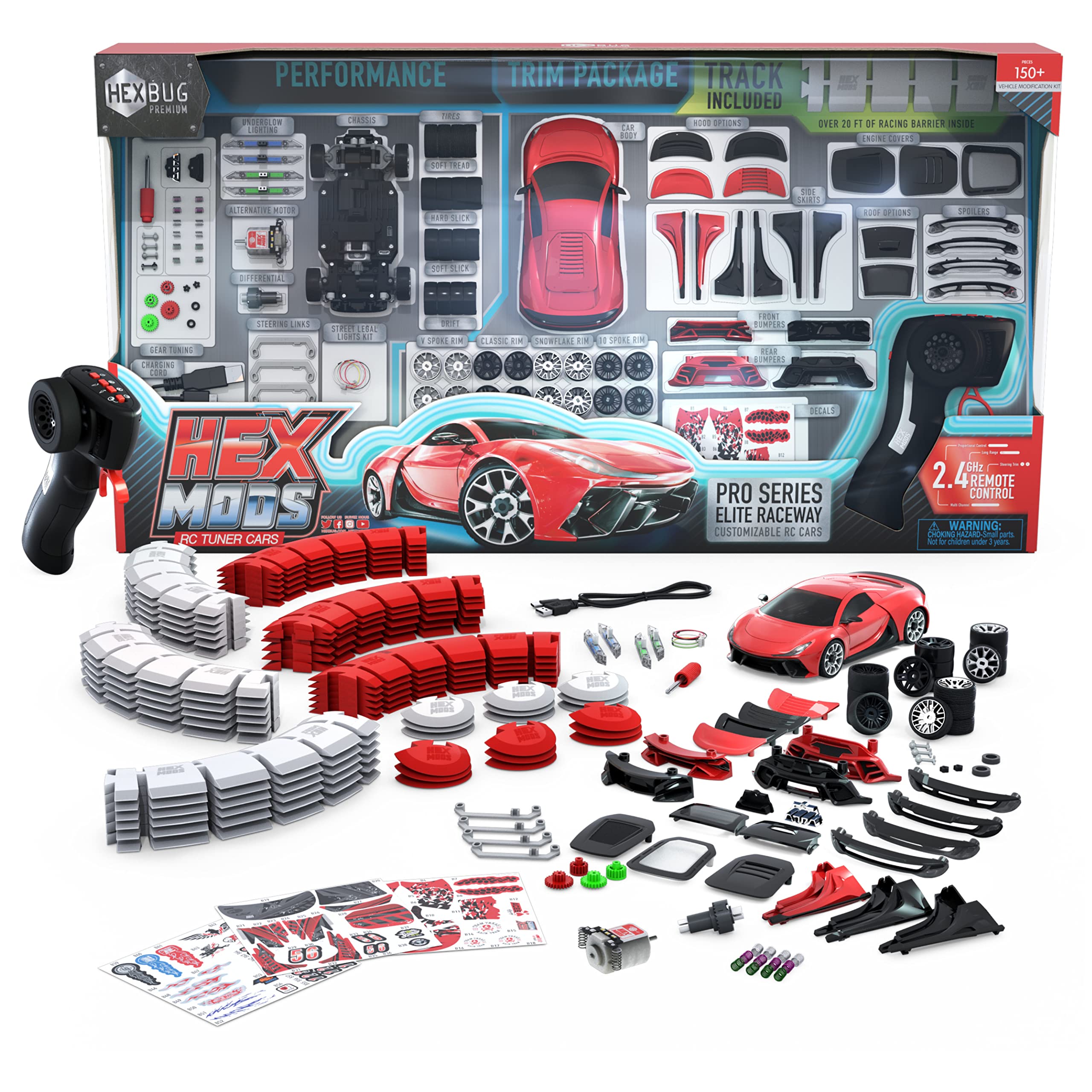 Foto 2 pulgar | Coche A Control Remoto Hexbug Hexmods Pro Series Elite Raceway - Venta Internacional.