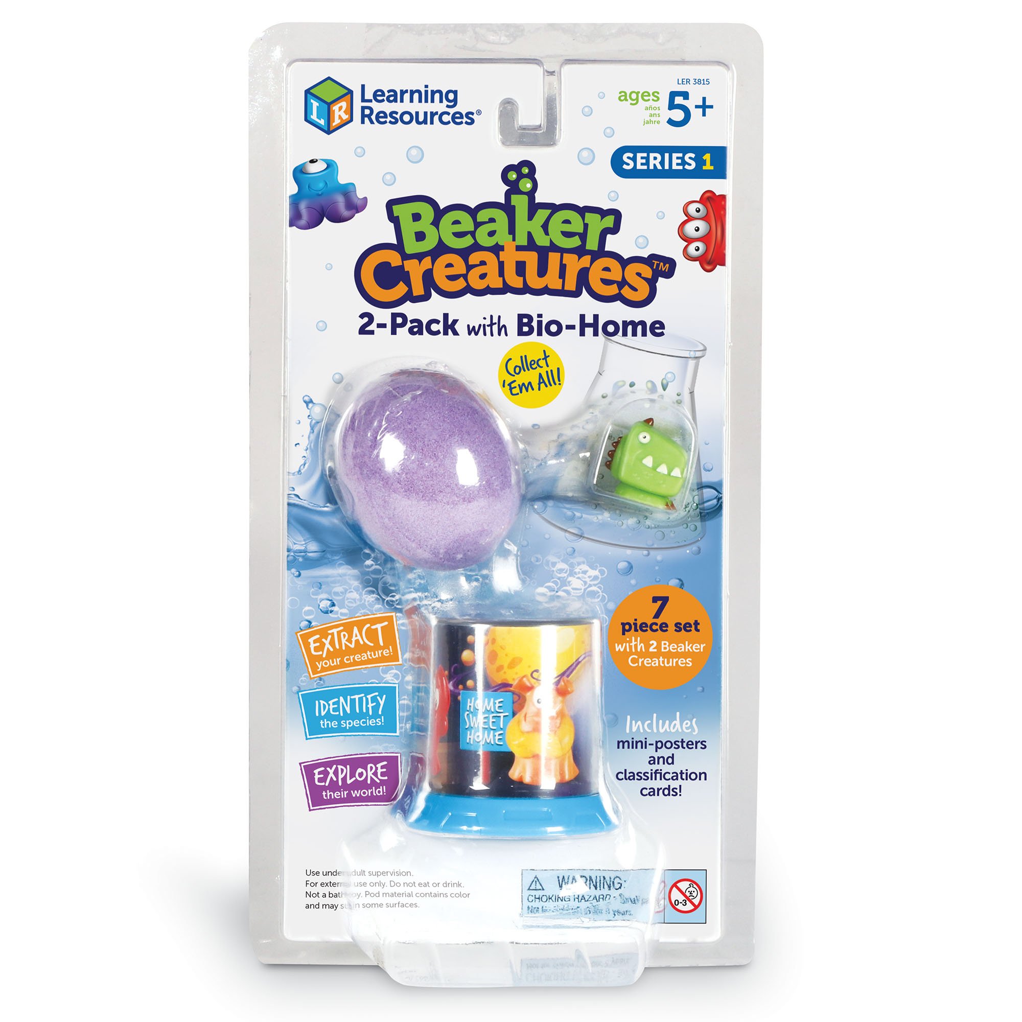 Foto 3 pulgar | Beaker Creatures Serie 1 De Toy Learning Resources Bio-home, 7 Unidades - Venta Internacional.