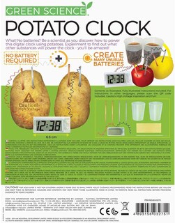 Foto 7 | Potato Clock, Laboratorio De Ingeniería Química Y Química, Bricolaje, 4 M - Venta Internacional.