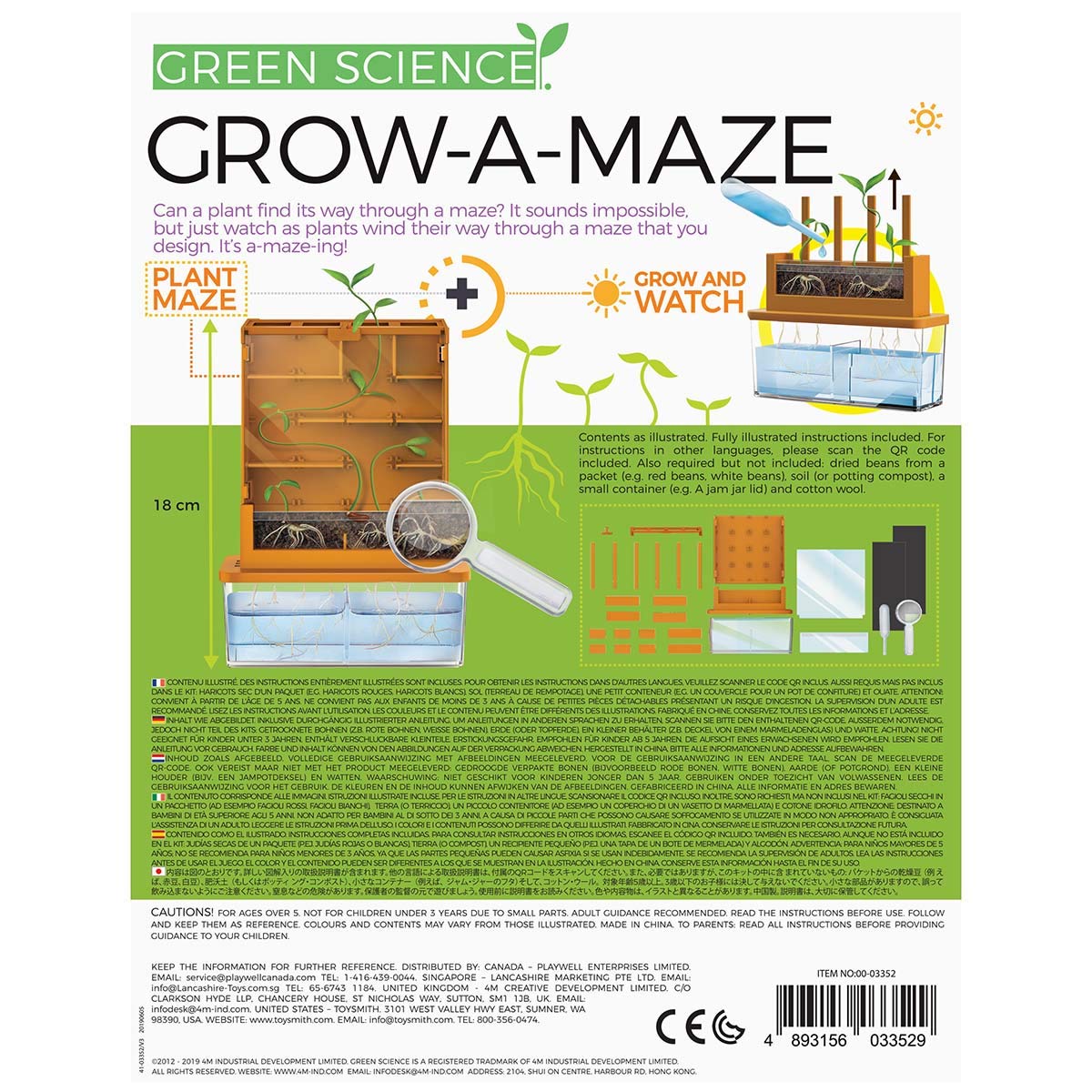 Foto 6 pulgar | Kit Científico Green Science Grow A Maze De 4 Metros Para Niños Mayores De 5 Años - Venta Internacional.