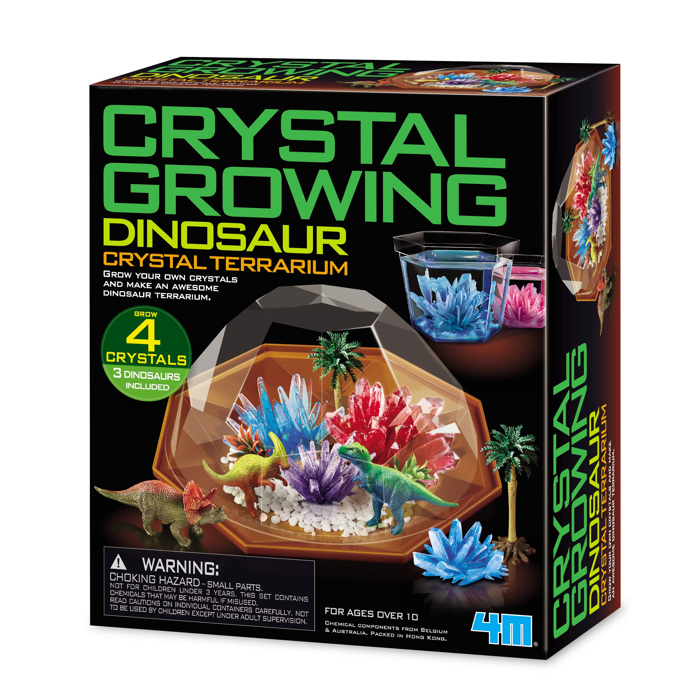Foto 2 pulgar | Kit De Experimentos Científicos, Dinosaurio En Crecimiento De Cristal De 4 M - Venta Internacional.