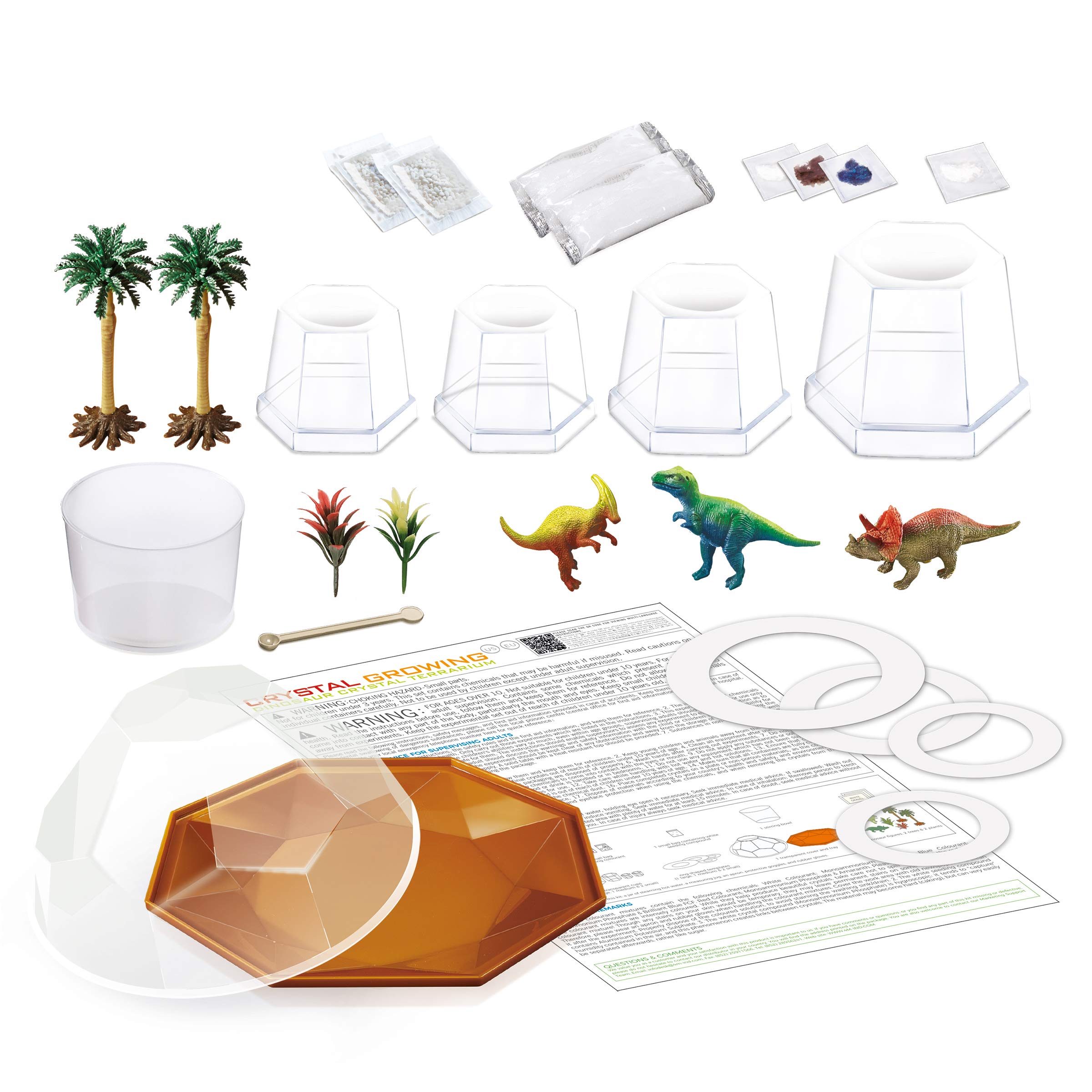 Foto 3 pulgar | Kit De Experimentos Científicos, Dinosaurio En Crecimiento De Cristal De 4 M - Venta Internacional.