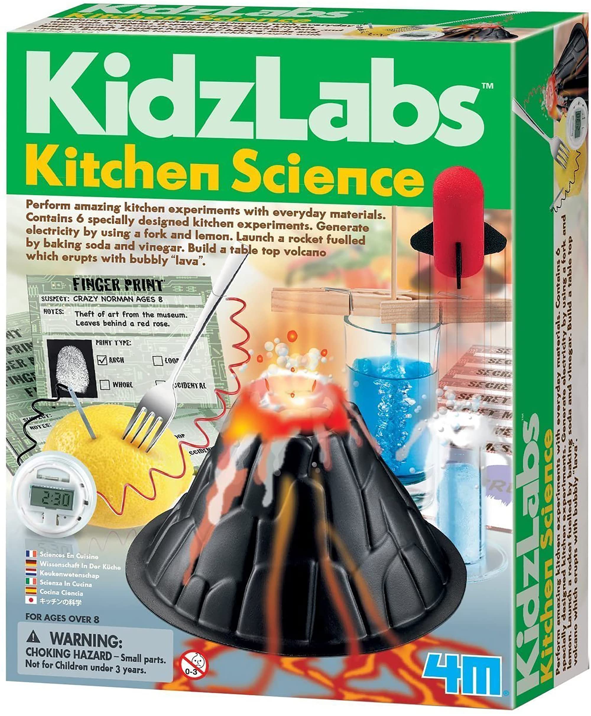 Foto 2 pulgar | Kit Científico De Cocina De 4 M Con 6 Experimentos Para Niños Mayores De 8 Años - Venta Internacional.