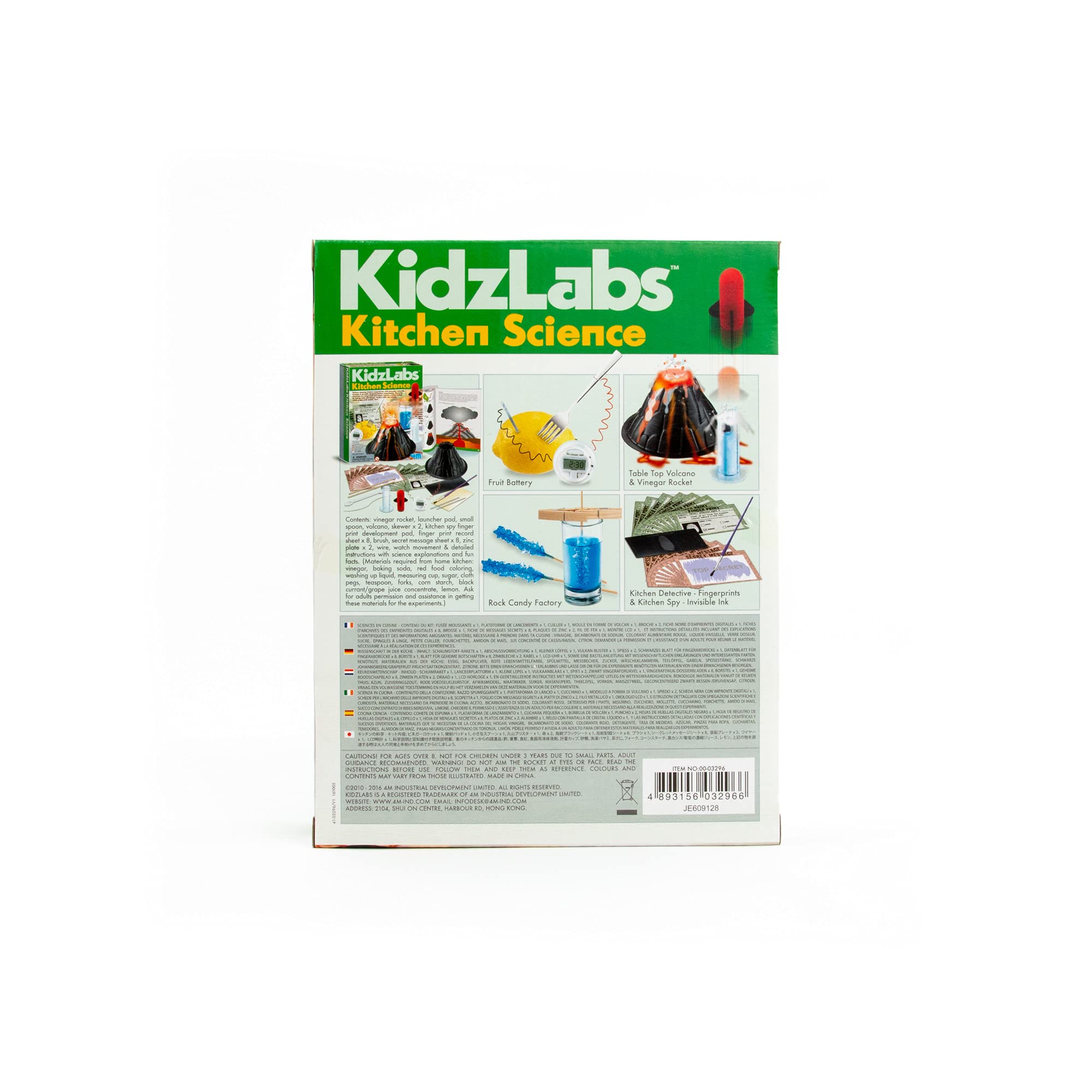 Foto 4 pulgar | Kit Científico De Cocina De 4 M Con 6 Experimentos Para Niños Mayores De 8 Años - Venta Internacional.