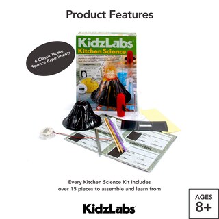 Foto 4 | Kit Científico De Cocina De 4 M Con 6 Experimentos Para Niños Mayores De 8 Años - Venta Internacional.