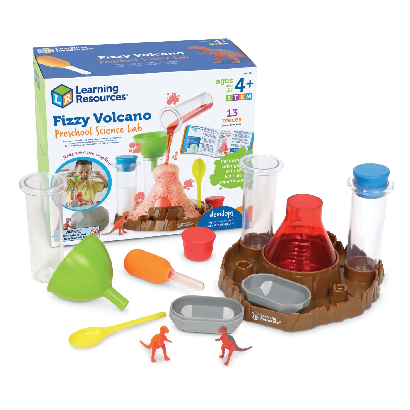 Kit Científico, Recursos De Aprendizaje, Fizzy Volcano, 13 Piezas, 4 O Más - Venta Internacional.
