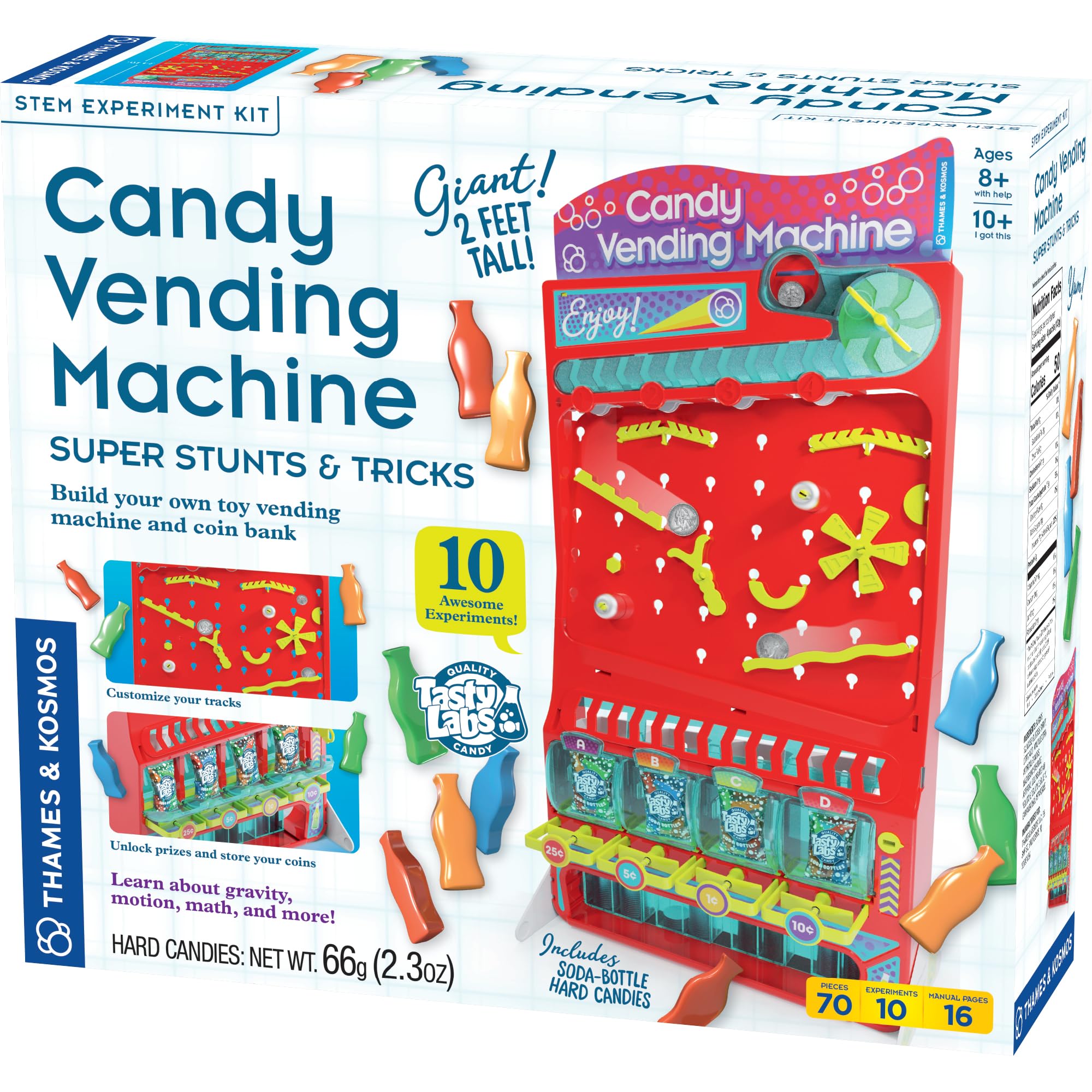 Máquina Expendedora De Caramelos Thames & Kosmos De 60 Cm Con 10 Experimentos - Venta Internacional.