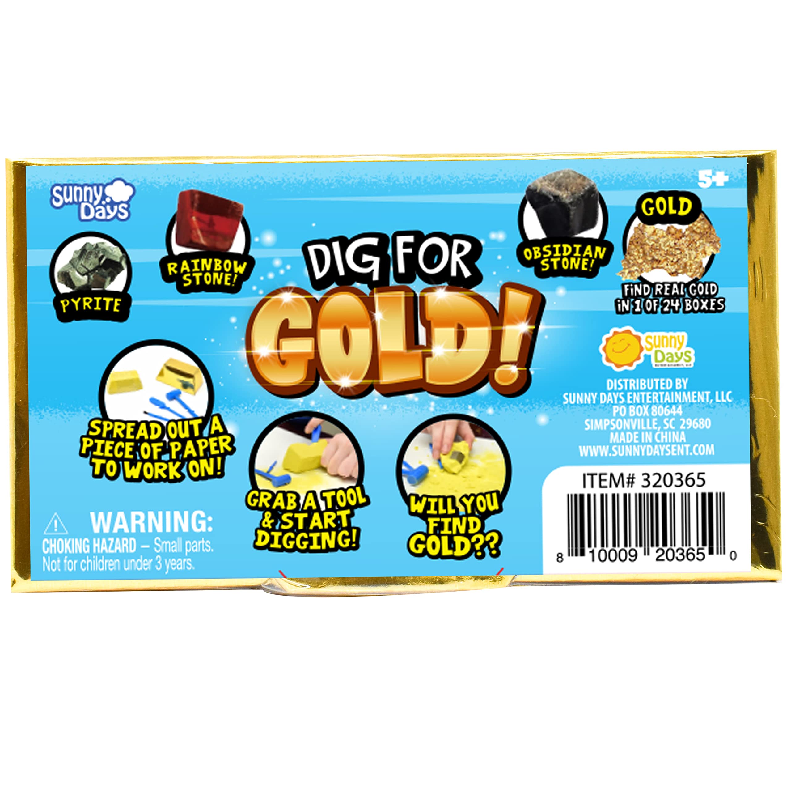 Foto 7 pulgar | Juguete Científico Misterioso Gold Dig Kit Sunny Days Entertainment - Venta Internacional.