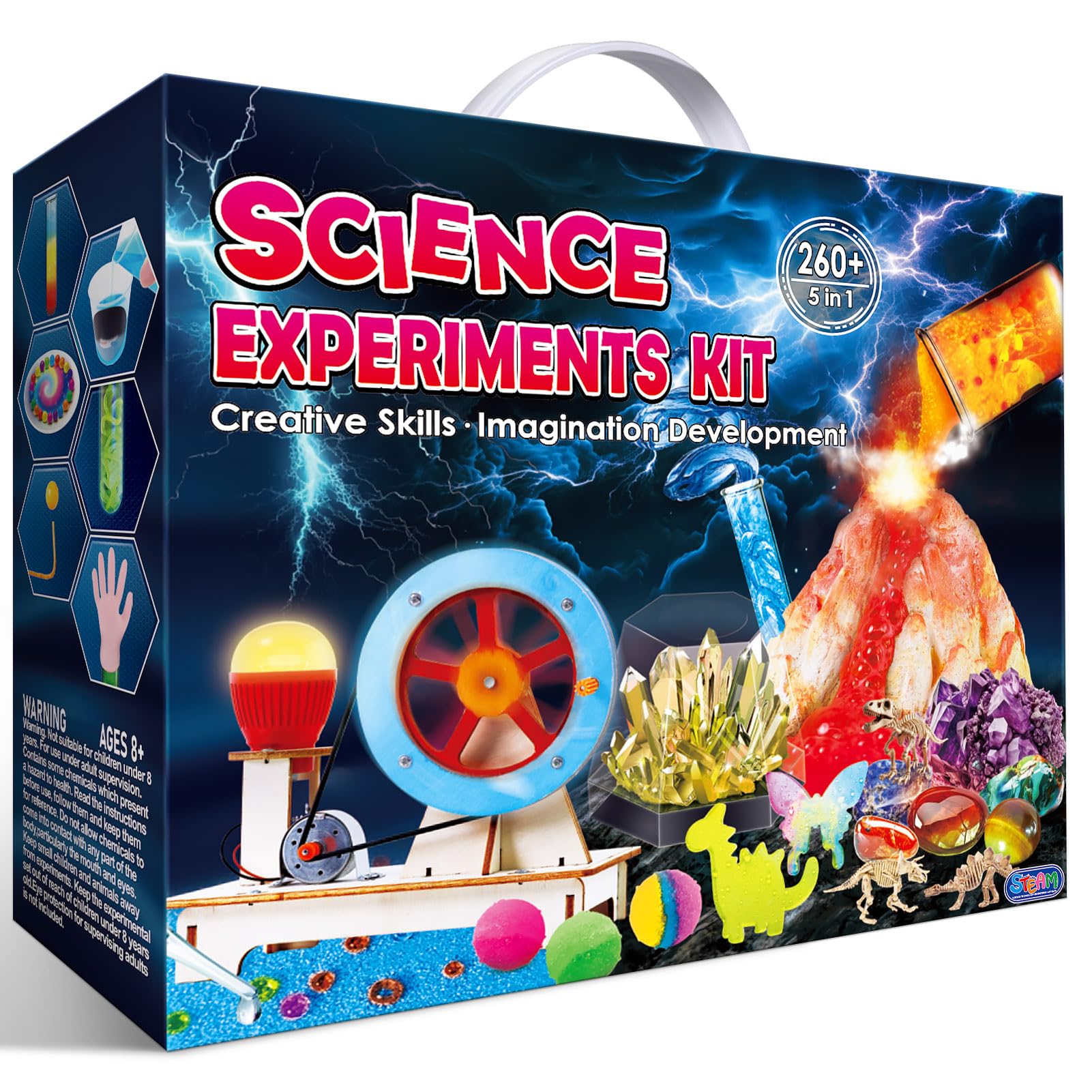 Kit Científico Unglinga Más De 260 Experimentos Para Niños Con Set De Química - Venta Internacional.
