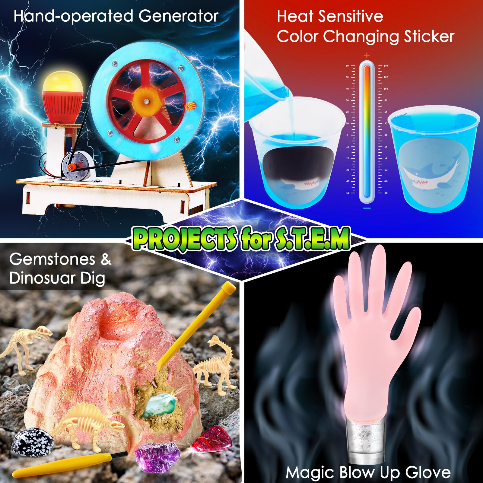 Foto 6 pulgar | Kit Científico Unglinga Más De 260 Experimentos Para Niños Con Set De Química - Venta Internacional.
