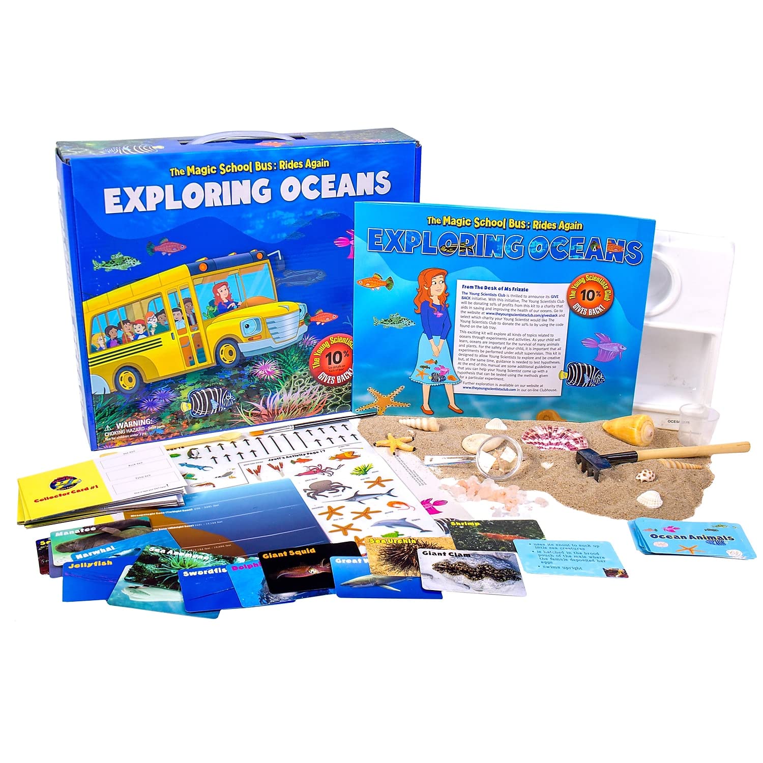 Kit Stem Para La Educación En Casa: El Autobús Escolar Mágico Vuelve A Viajar Por Los Océanos - Venta Internacional.