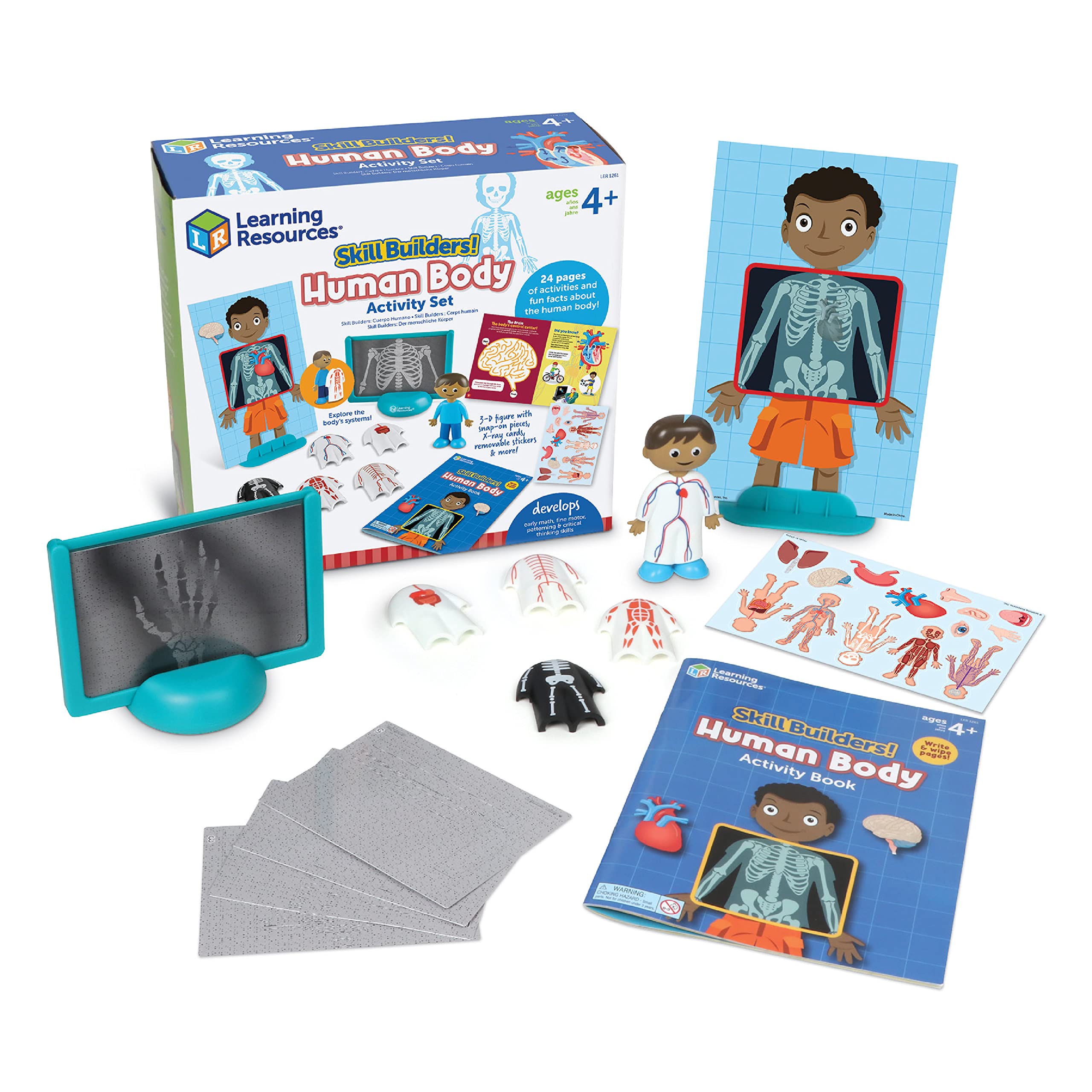 Conjunto De Actividades, Recursos De Aprendizaje, Constructores De Habilidades, Cuerpo Humano, 4+ - Venta Internacional.