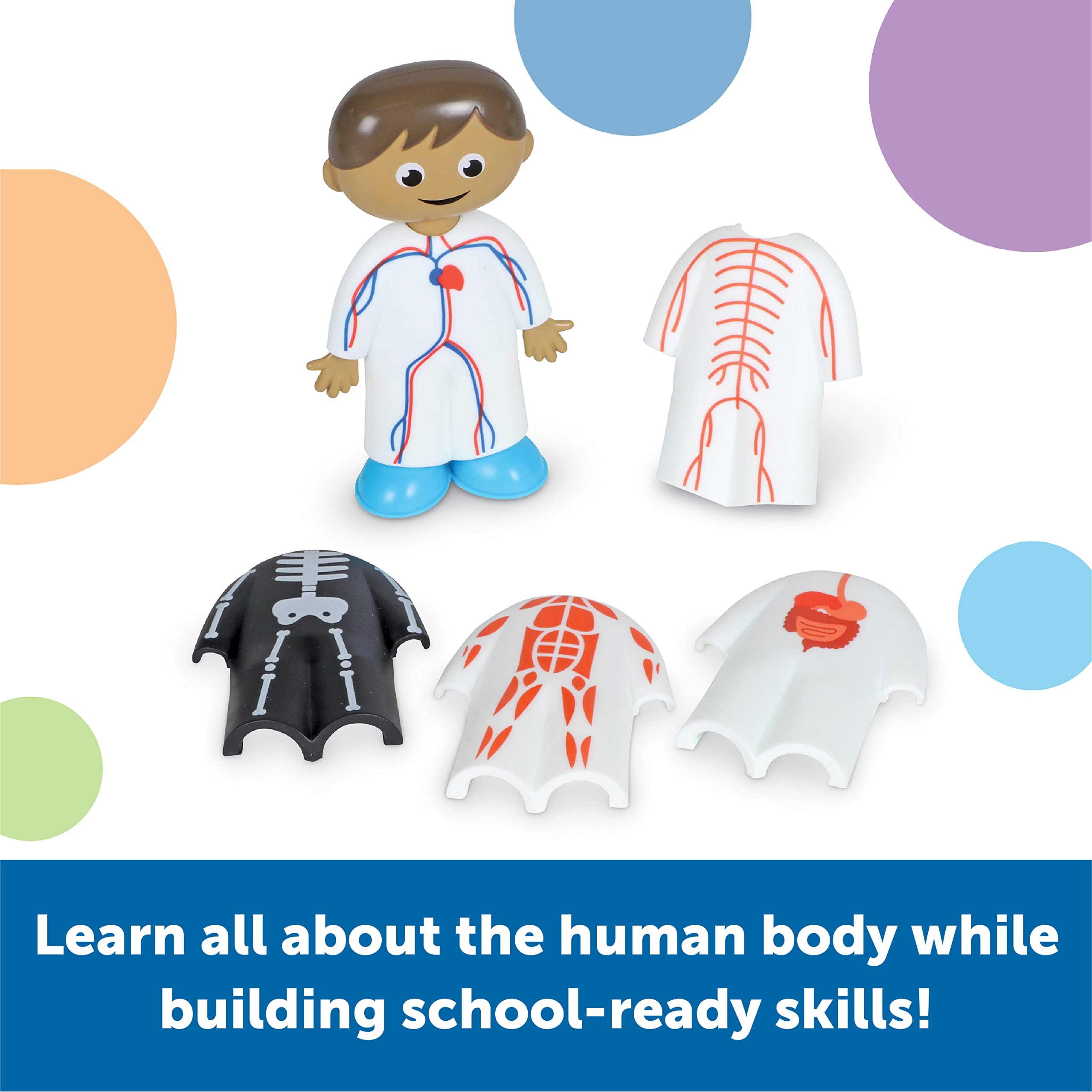 Foto 6 pulgar | Conjunto De Actividades, Recursos De Aprendizaje, Constructores De Habilidades, Cuerpo Humano, 4+ - Venta Internacional.