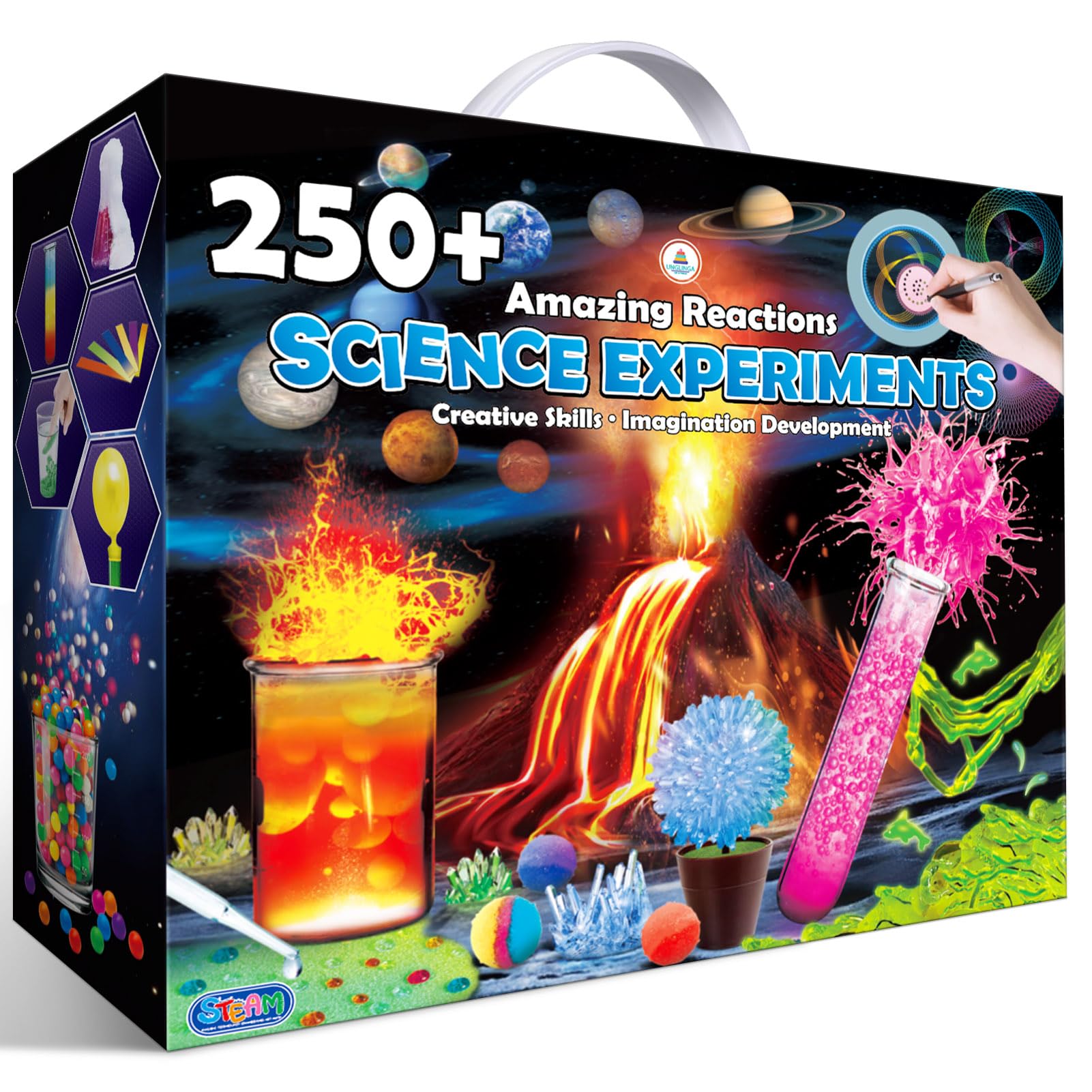 Foto 2 pulgar | Kit De Experimentos Científicos Unglinga 250+ Para Niños Con Manual - Venta Internacional.