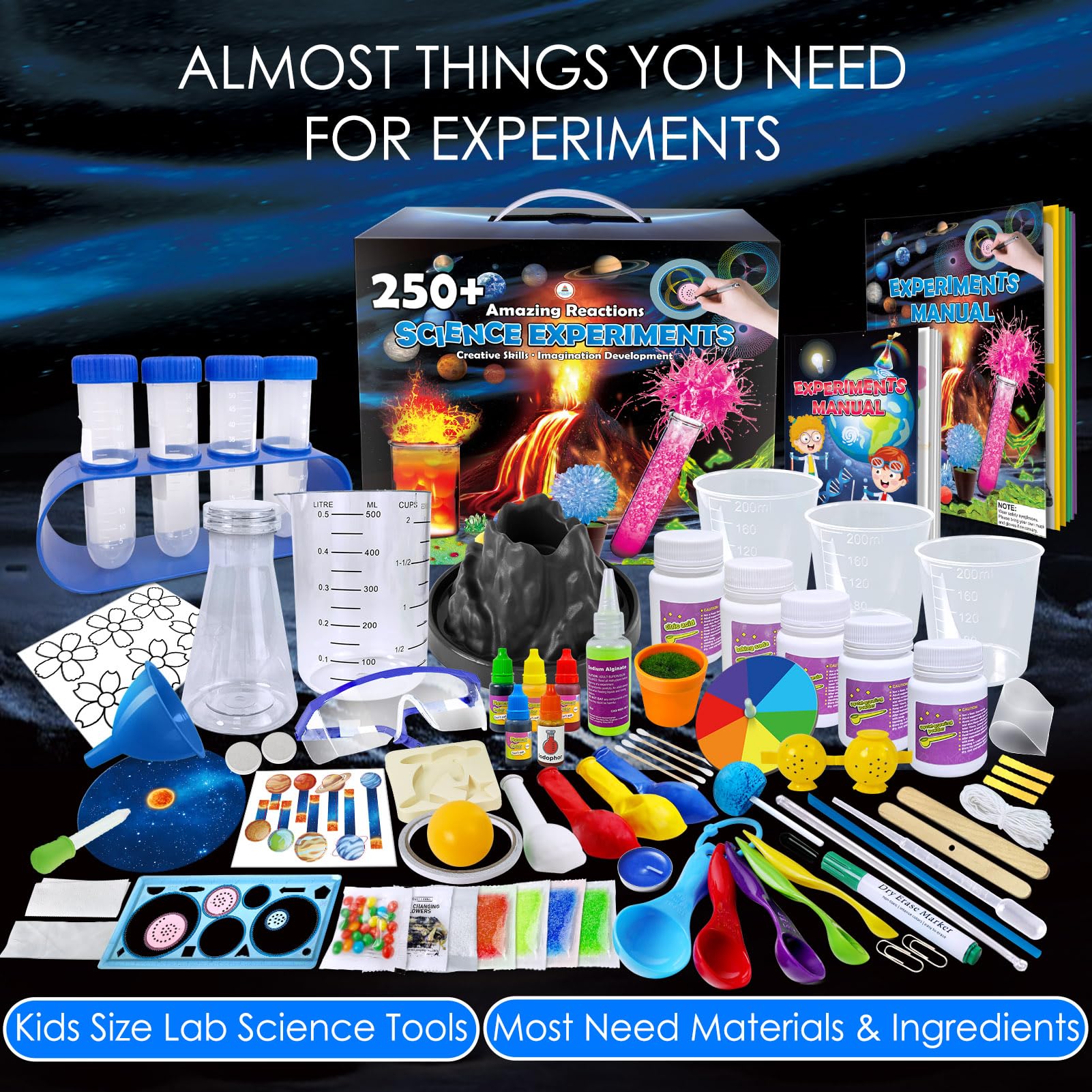 Foto 3 pulgar | Kit De Experimentos Científicos Unglinga 250+ Para Niños Con Manual - Venta Internacional.
