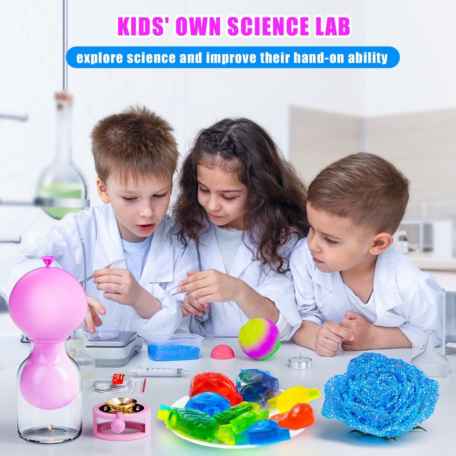 Foto 3 pulgar | Kits Científicos Con Más De 110 Experimentos Para Niños De 6 A 12 Años - Beayuck - Venta Internacional.