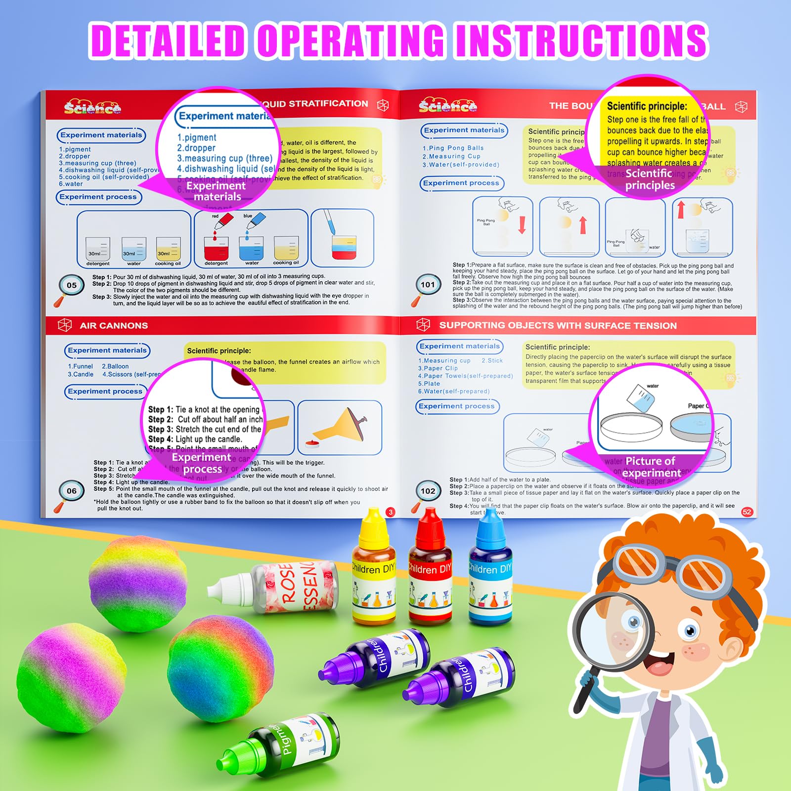 Foto 7 pulgar | Kits Científicos Con Más De 110 Experimentos Para Niños De 6 A 12 Años - Beayuck - Venta Internacional.