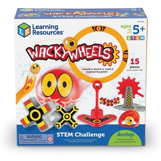 Foto 3 | Recursos De Aprendizaje Stem Challenge Wacky Wheels, 15 Piezas - Venta Internacional.