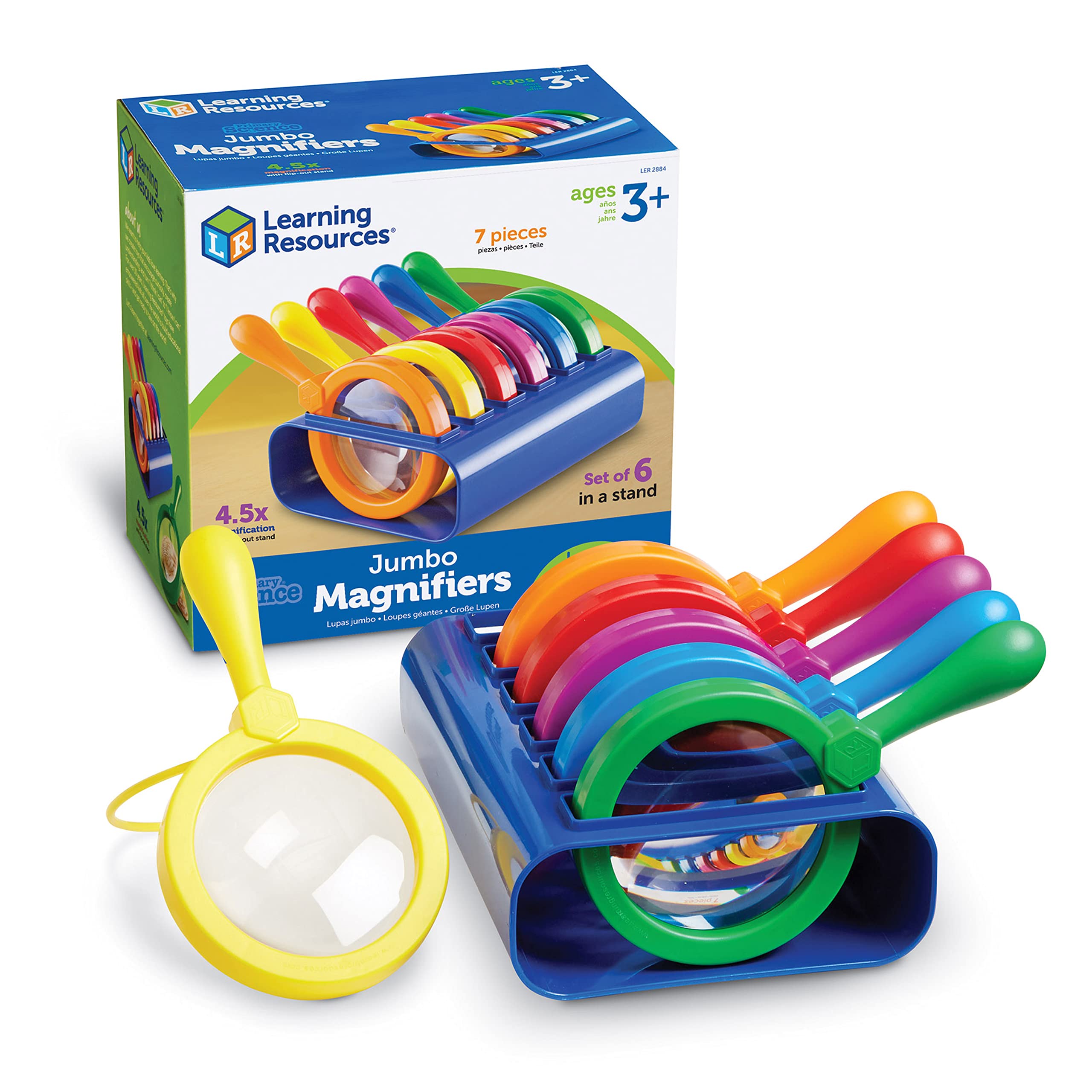 Lupas Learning Resources Primary Science Jumbo, 6 Unidades - Venta Internacional.