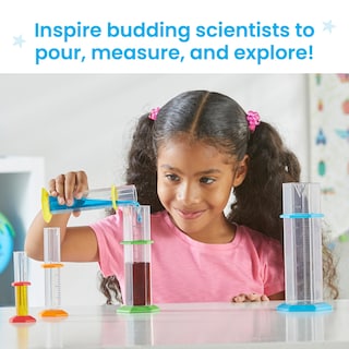 Foto 6 | Set De Cilindros Graduados Science Hand2mind Starter Kids De 10 A 250 Ml - Venta Internacional.