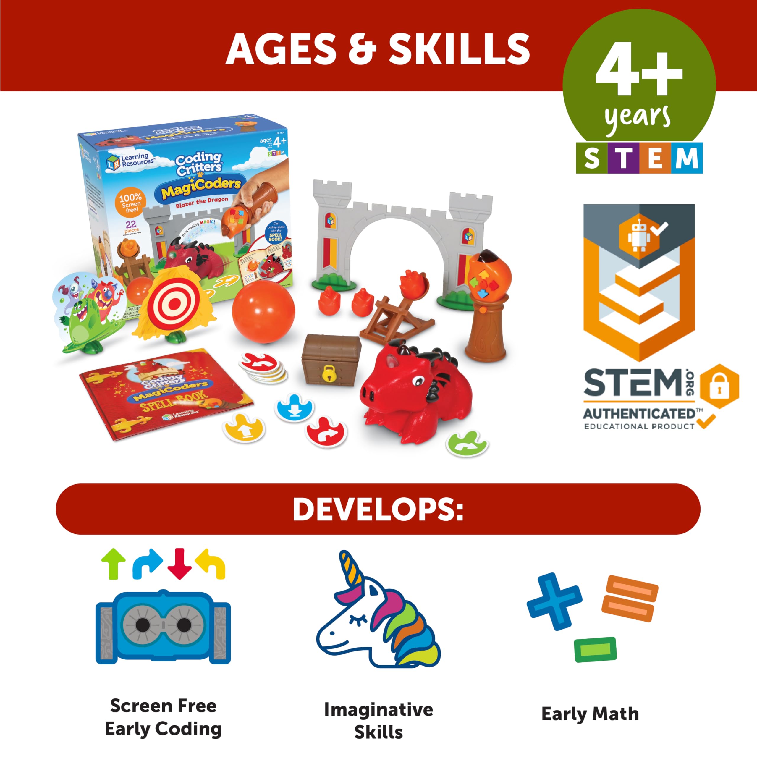 Foto 7 | Recursos De Aprendizaje Sobre Codificación De Juguetes Coding Critters Magicoders Blazer - Venta Internacional.