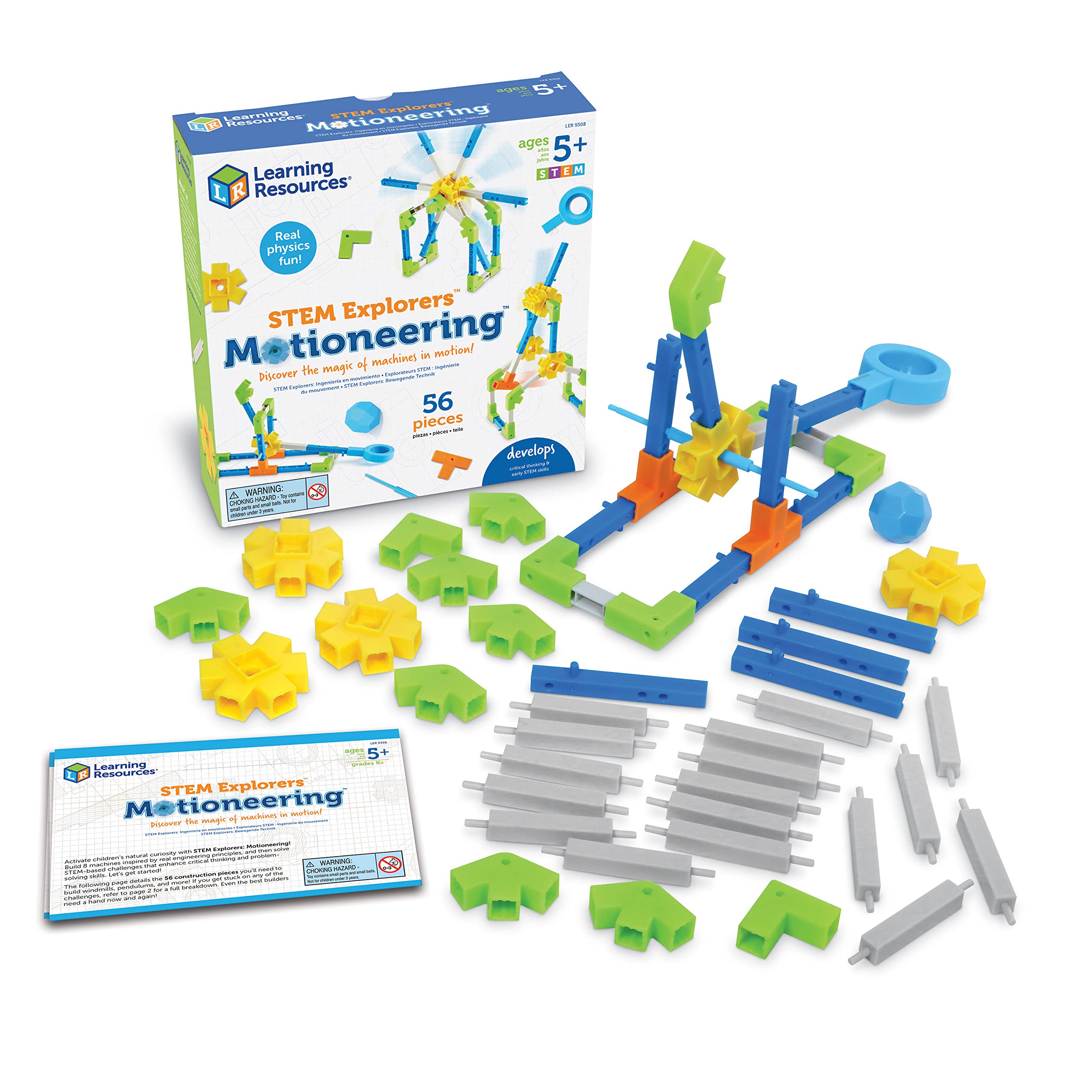 Foto 2 pulgar | Recursos De Aprendizaje De Juguetes Stem Stem Explorers Motioneering 56 Piezas - Venta Internacional.