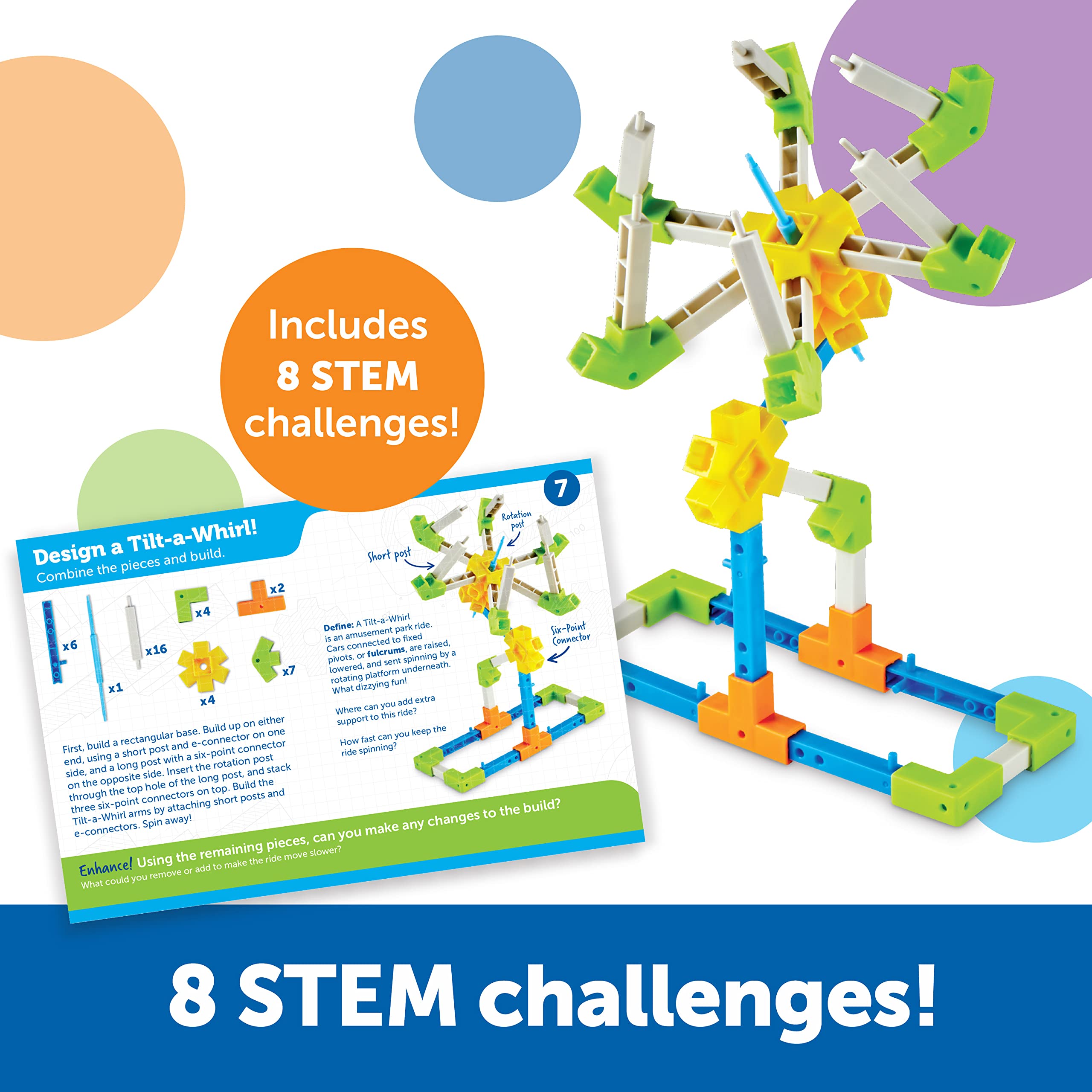 Foto 4 pulgar | Recursos De Aprendizaje De Juguetes Stem Stem Explorers Motioneering 56 Piezas - Venta Internacional.
