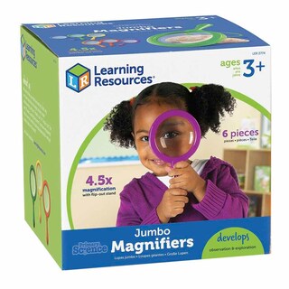 Foto 4 | Magnifiers Learning Resources Jumbo, 6 Piezas, Para Niños Mayores De 3 Años - Venta Internacional.