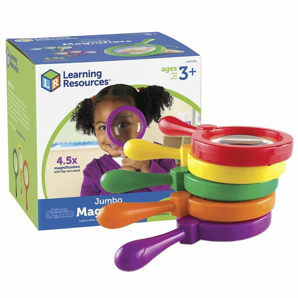 Foto 6 pulgar | Magnifiers Learning Resources Jumbo, 6 Piezas, Para Niños Mayores De 3 Años - Venta Internacional.