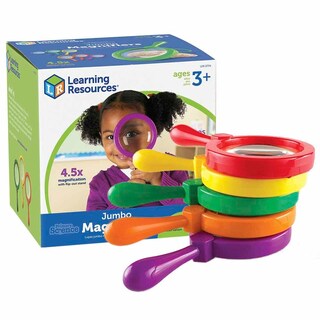 Foto 5 | Magnifiers Learning Resources Jumbo, 6 Piezas, Para Niños Mayores De 3 Años - Venta Internacional.