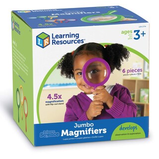 Foto 7 | Magnifiers Learning Resources Jumbo, 6 Piezas, Para Niños Mayores De 3 Años - Venta Internacional.
