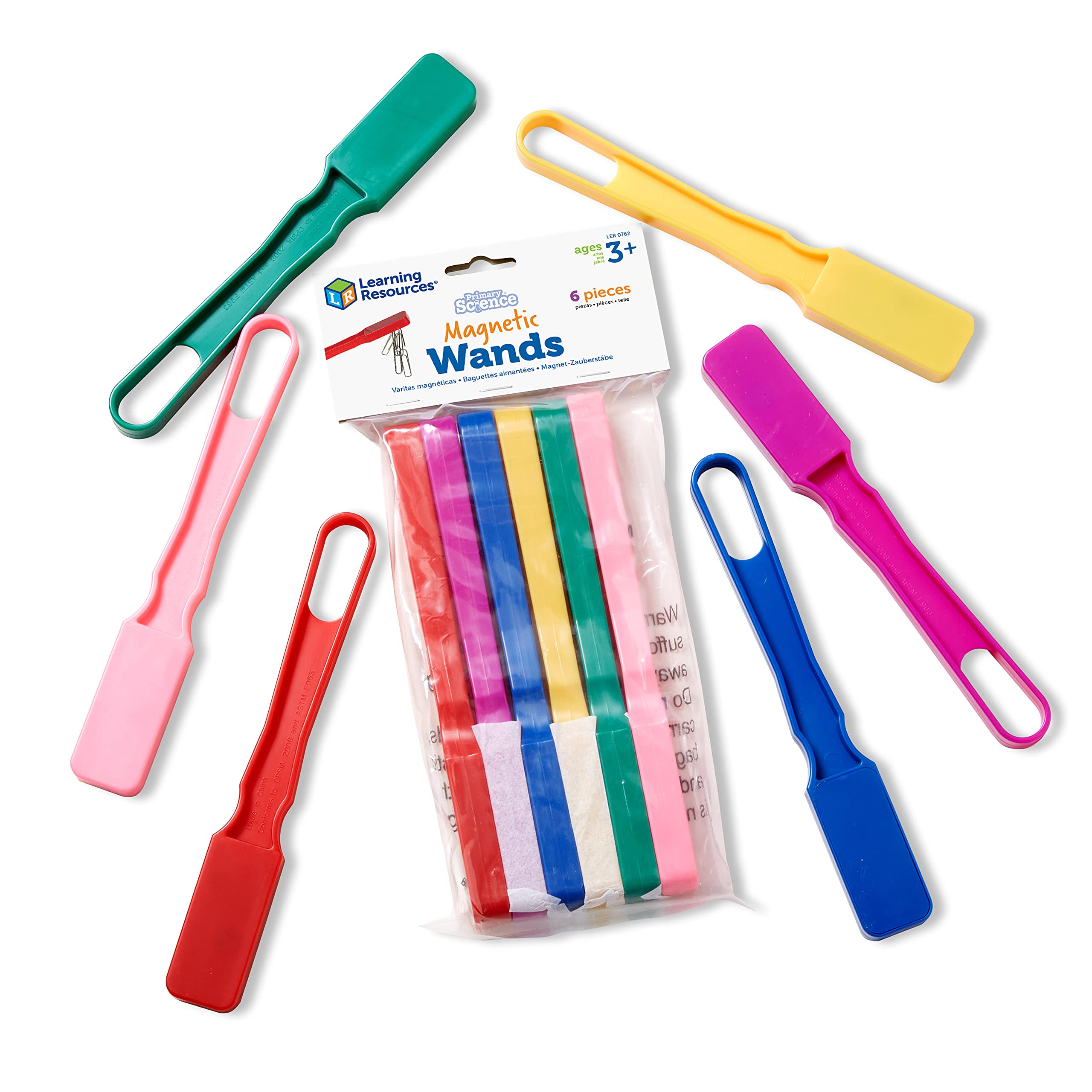 Recursos De Aprendizaje Sobre Varitas Magnéticas, 6 Piezas, Para Mayores De 3 Años - Venta Internacional.