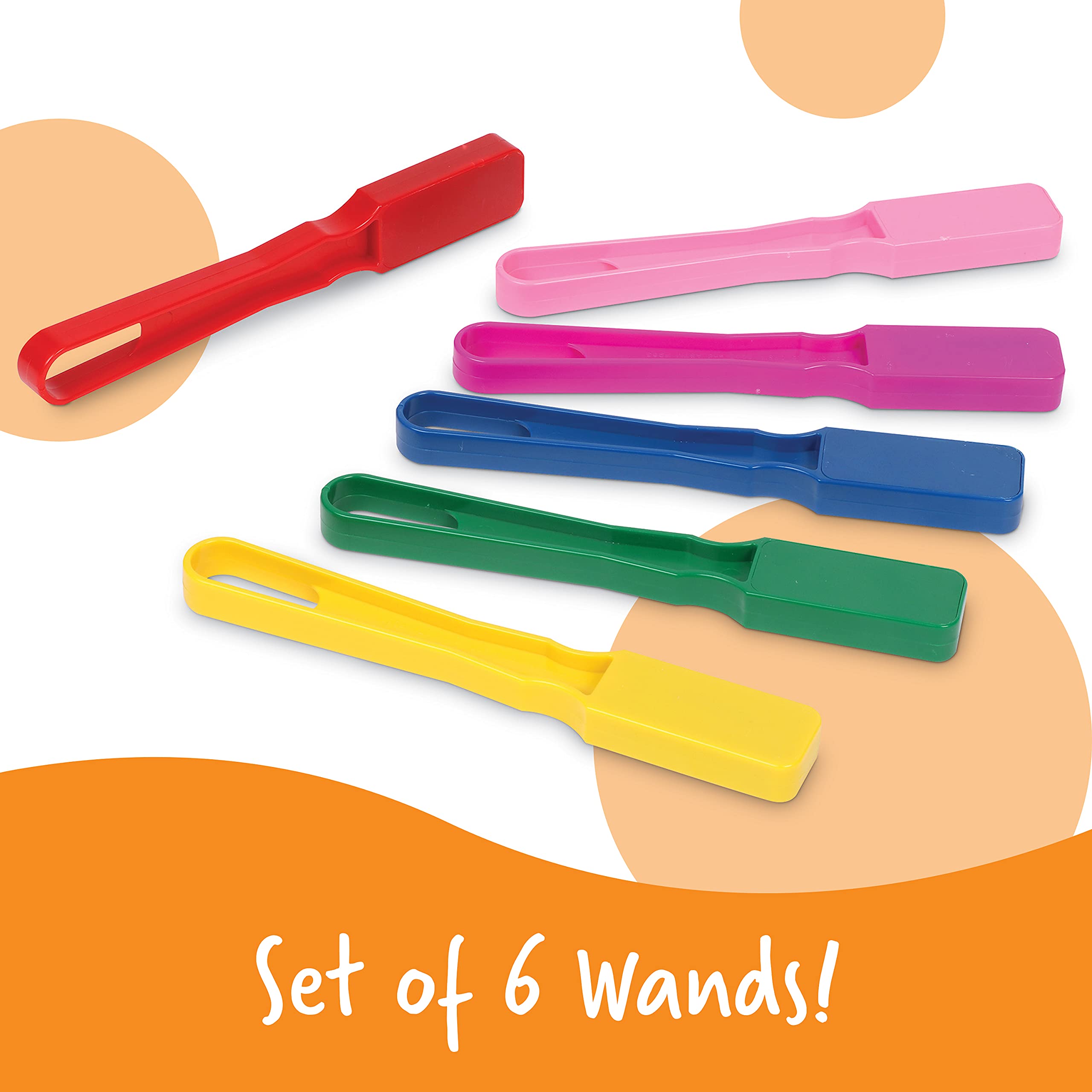 Foto 4 pulgar | Recursos De Aprendizaje Sobre Varitas Magnéticas, 6 Piezas, Para Mayores De 3 Años - Venta Internacional.
