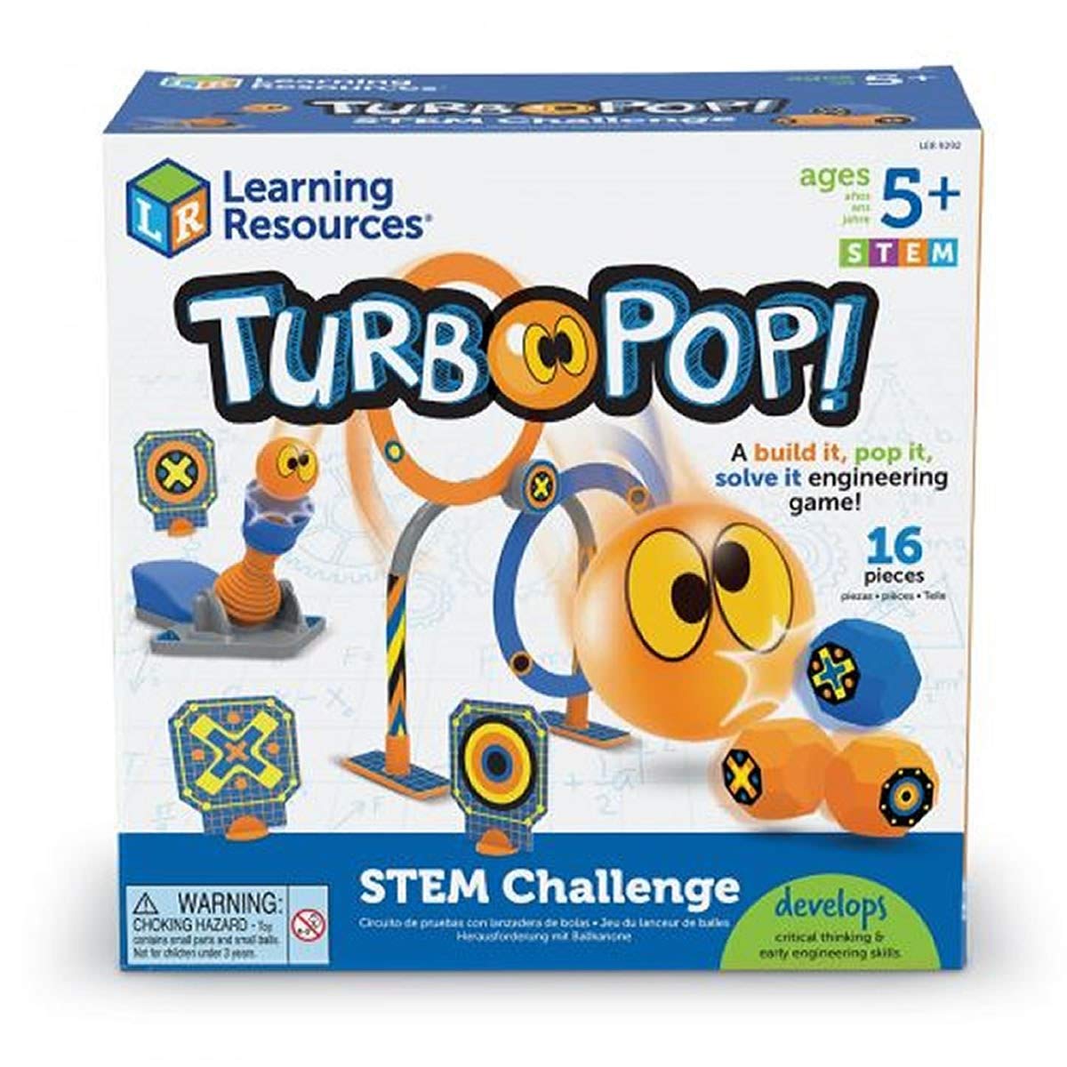 Foto 4 pulgar | Recursos De Aprendizaje Sobre Juguetes Stem Challenge Turbopop! A Partir De 5 Años - Venta Internacional.