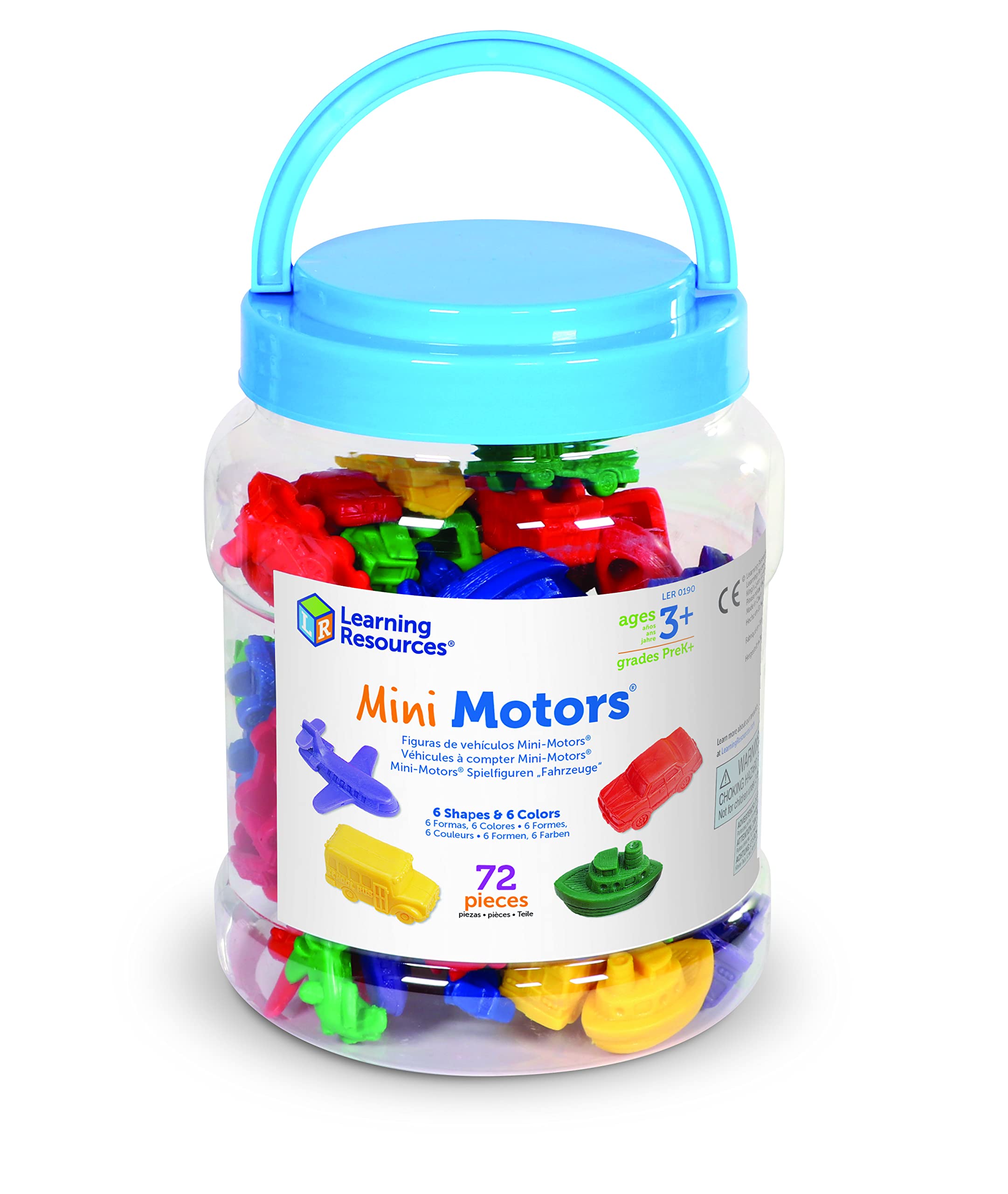 Foto 4 pulgar | Juego De Conteo Con Minimotores Toy Learning Resources, 72 Piezas - Venta Internacional.