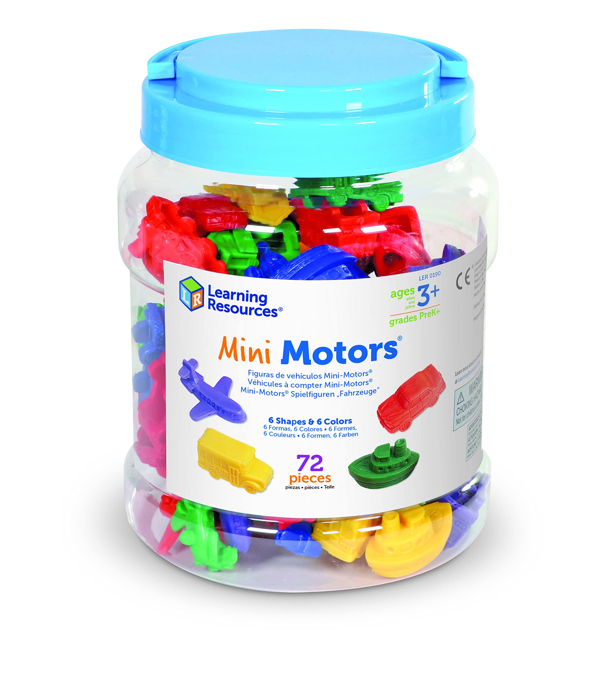 Foto 5 pulgar | Juego De Conteo Con Minimotores Toy Learning Resources, 72 Piezas - Venta Internacional.