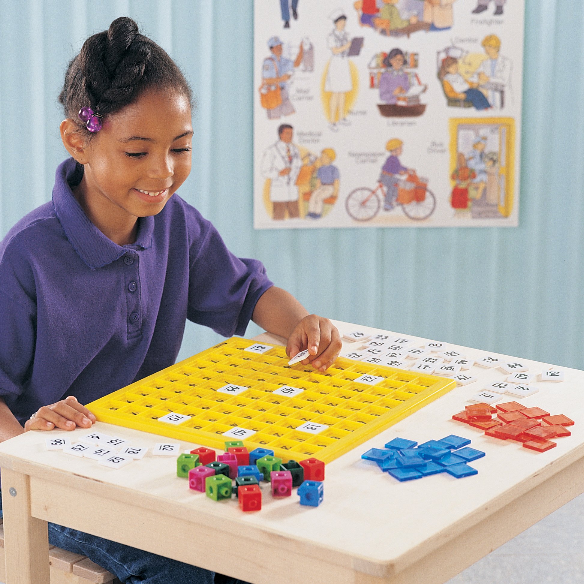 Foto 4 pulgar | Number Board Learning Resources Hundred W/ Tiles Durante Más De 5 Años - Venta Internacional.