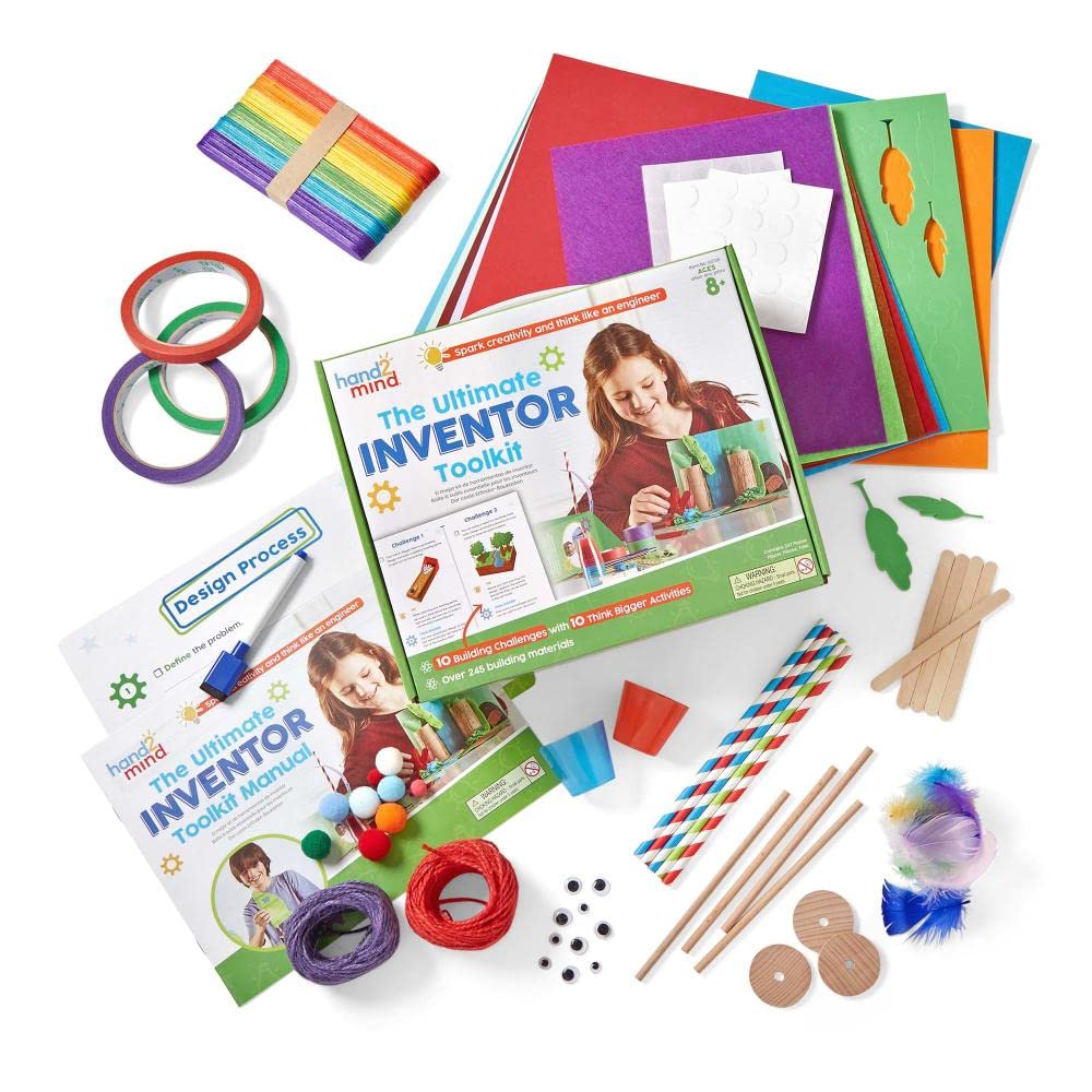 Foto 7 | Kit De Herramientas Hand2mind Ultimate Inventor Con Más De 250 Materiales, Más De 8 Años - Venta Internacional.