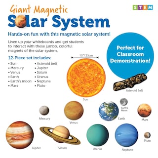 Foto 4 | Juego Gigante De 13 Piezas De Magnetic Solar System Learning Resources - Venta Internacional.