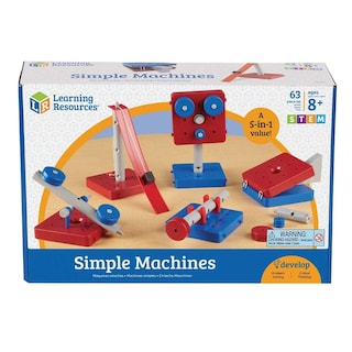 Foto 1 | Juego De Juguetes Learning Resources Simple Machines Stem 63 Piezas - Venta Internacional.
