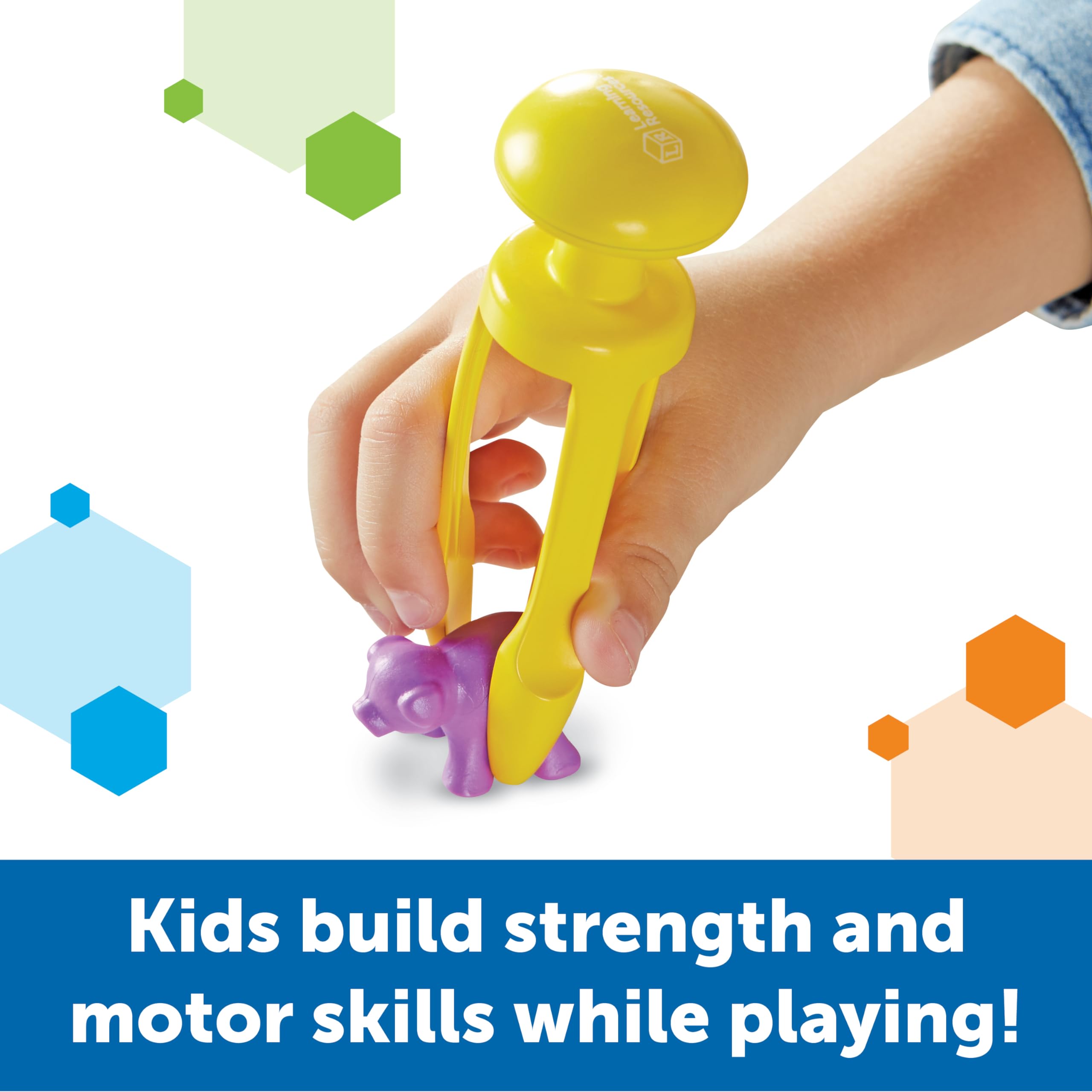 Foto 3 pulgar | Juego De 6 Pinzas Fine Motor Toy Learning Resources De 3 Puntas - Venta Internacional.