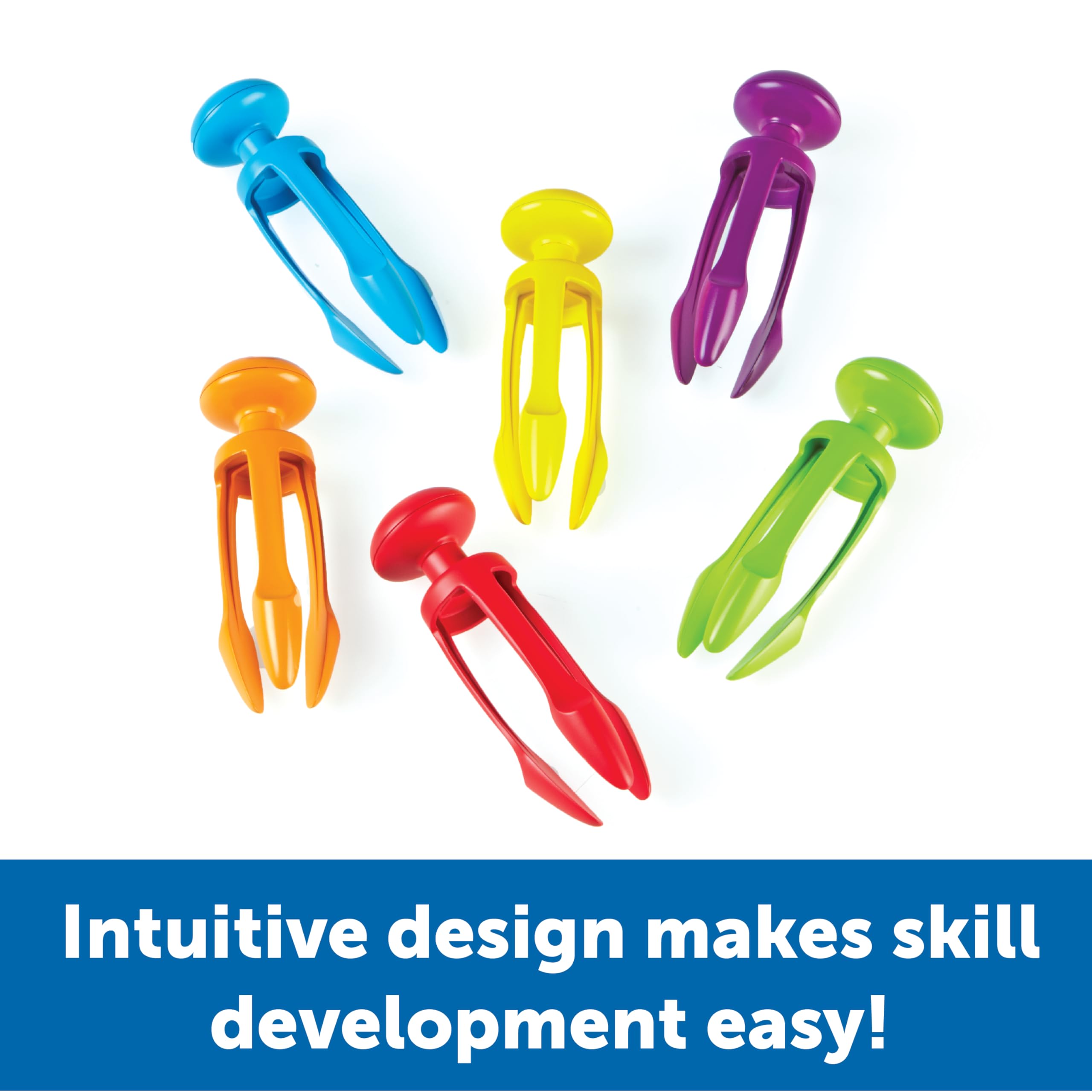 Foto 4 pulgar | Juego De 6 Pinzas Fine Motor Toy Learning Resources De 3 Puntas - Venta Internacional.