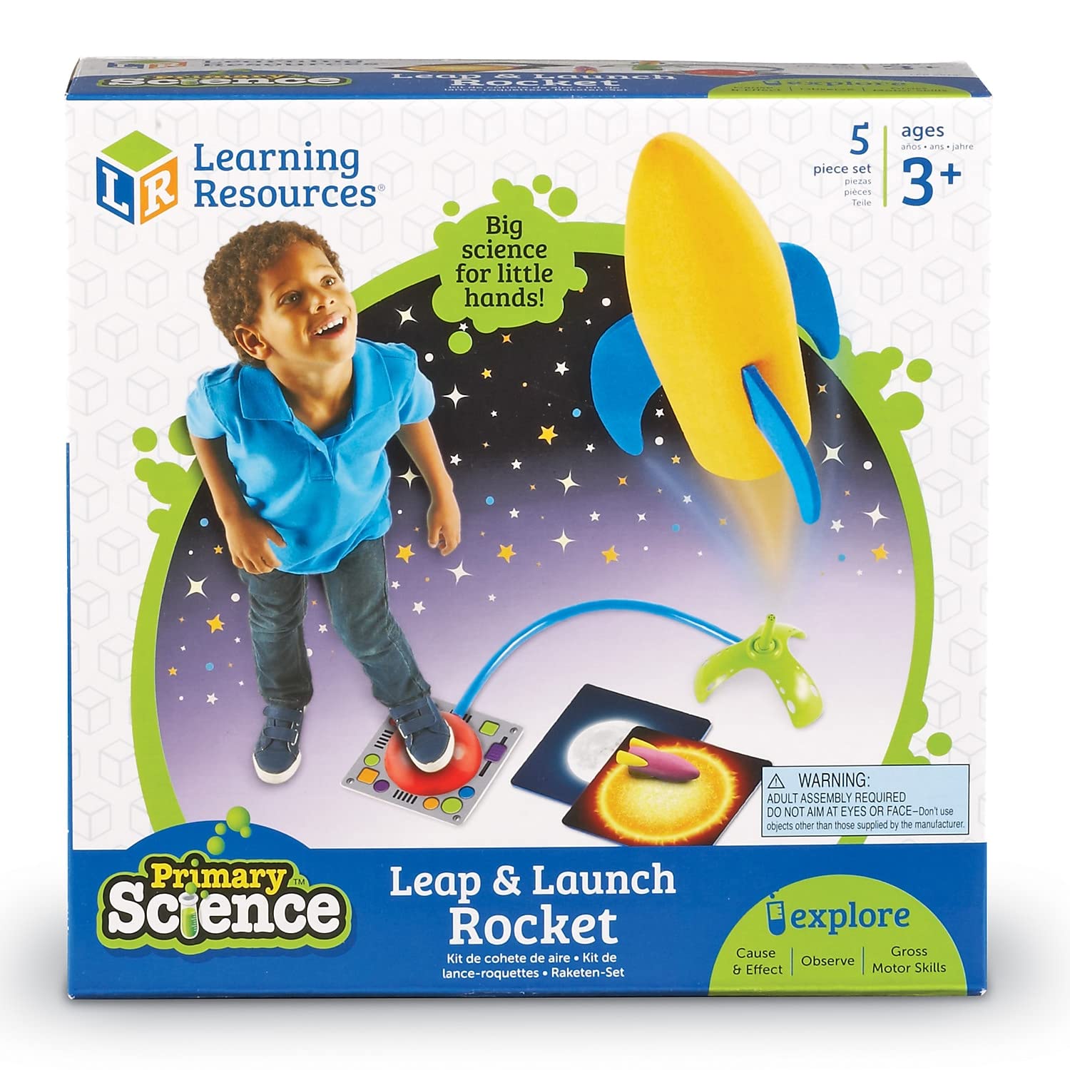 Foto 4 pulgar | Recursos De Aprendizaje De Juguetes Ciencia Primaria Leap & Launch Rocket - Venta Internacional.
