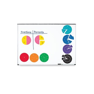 Foto 4 | Recursos De Aprendizaje Sobre Círculos De Fracciones De Arcoíris De Demostración Magnética - Venta Internacional.