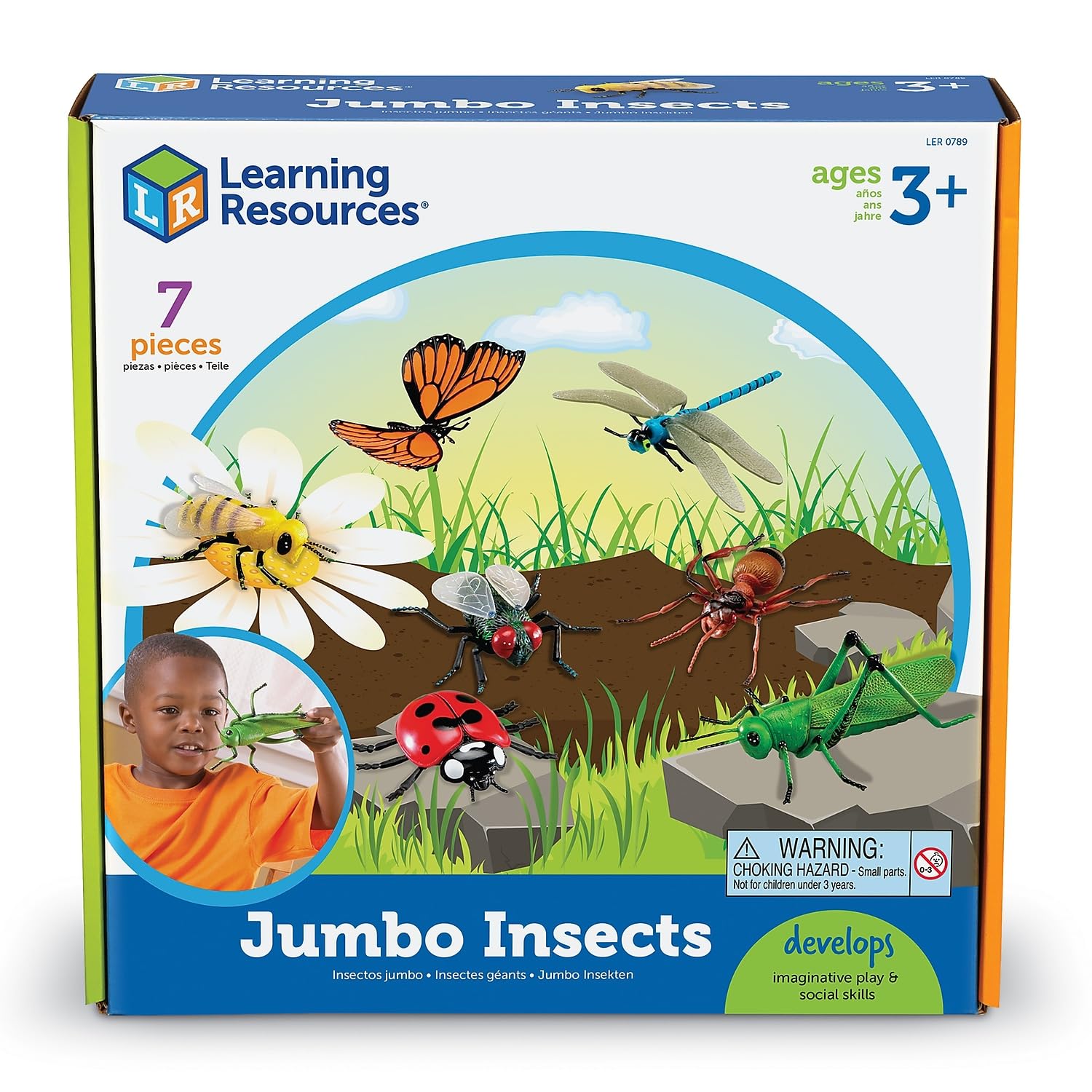 Foto 4 pulgar | Jumbo Insects De Toy Learning Resources, 7 Piezas, Para Niños Mayores De 3 Años - Venta Internacional.