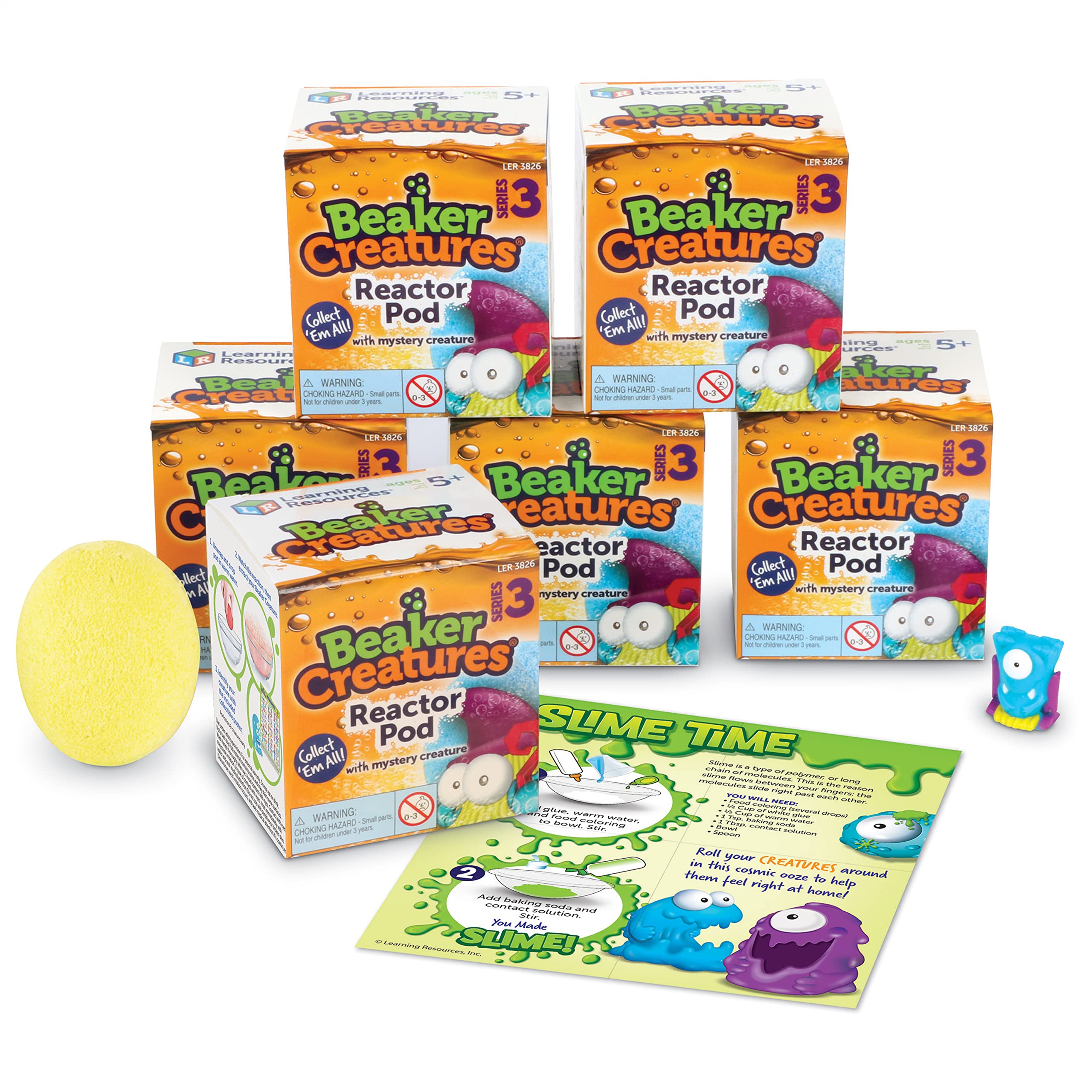 Beaker Creatures Series 3 De Toy Learning Resources, Paquete De 6 Unidades, 5 O Más - Venta Internacional.